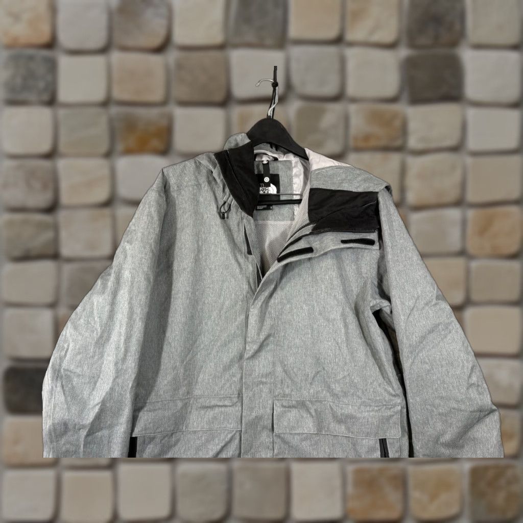 The North Face VINTAGE? No. The North Face Hooded Jacket Mens M Gray Full Zip Clement Tri Climate Dryvent Lined Outdoor Utility Pockets Size US M / EU 48-50 / 2 - 1 Thumbnail