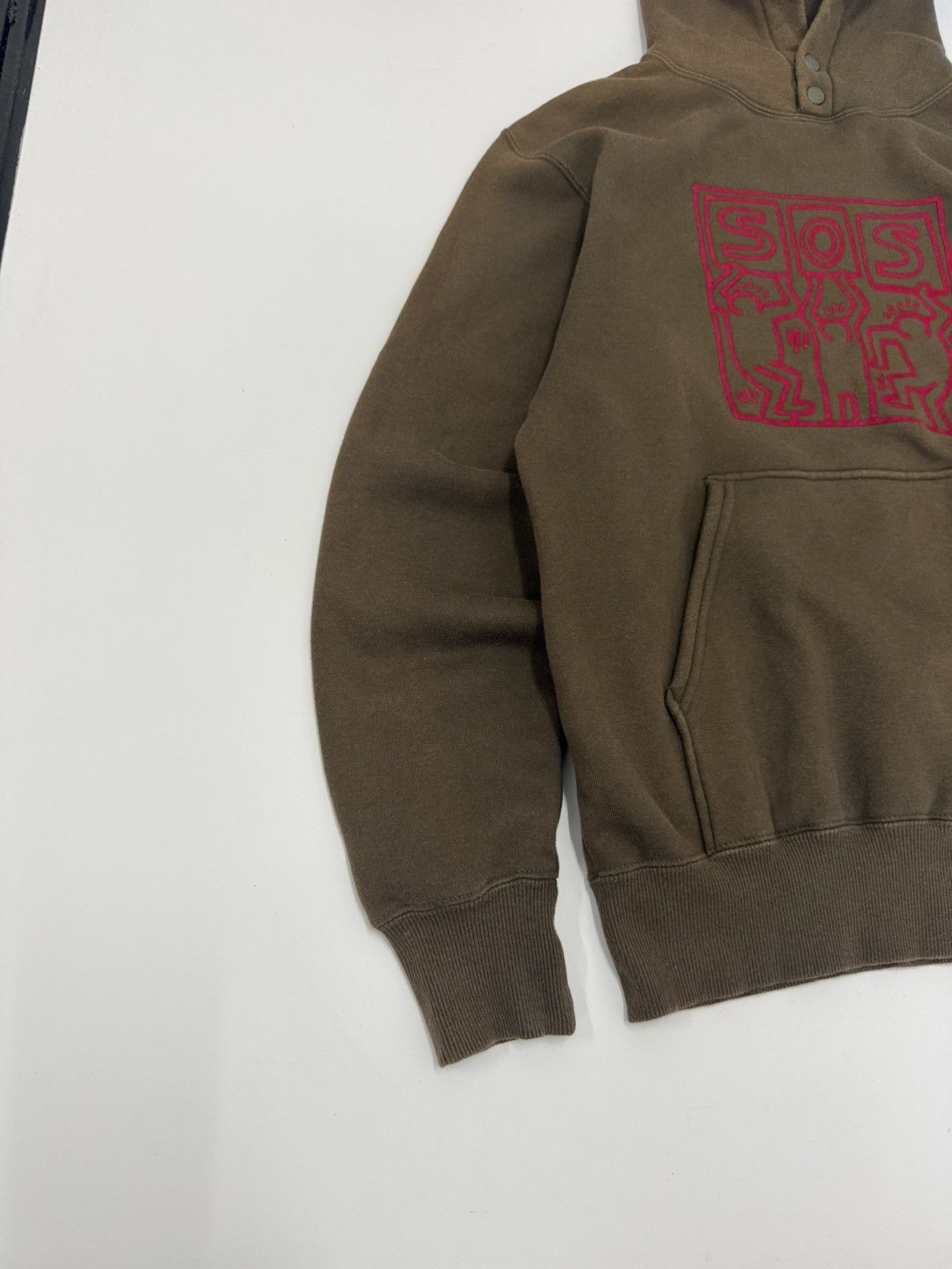 Keith Haring 🔥 Uniqlo Japan Keith Haring SOS Sunfaded Sweat Hoodie - S Size US S / EU 44-46 / 1 - 3 Thumbnail