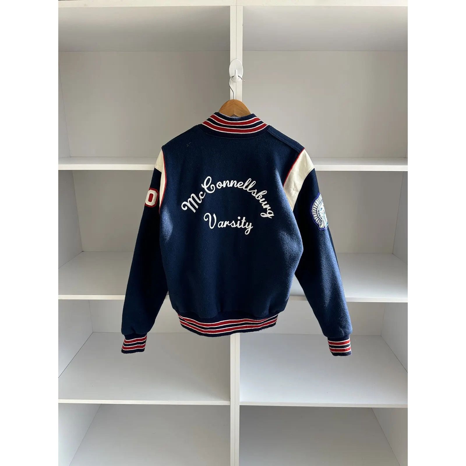 Vintage VTG McConnellsburg Varsity USA Bomber Jacket Size US M / EU 48-50 / 2 - 9 Thumbnail