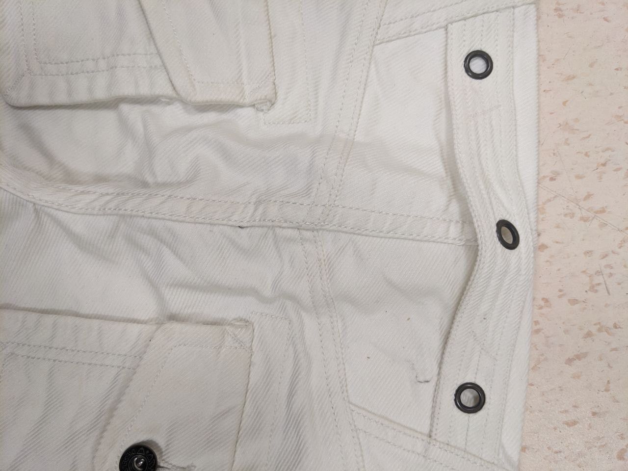 Diesel DIESEL VINTAGE Y2K OFF WHITE FLARE PANTS Size 26" / US 2 / IT 38 - 7 Thumbnail