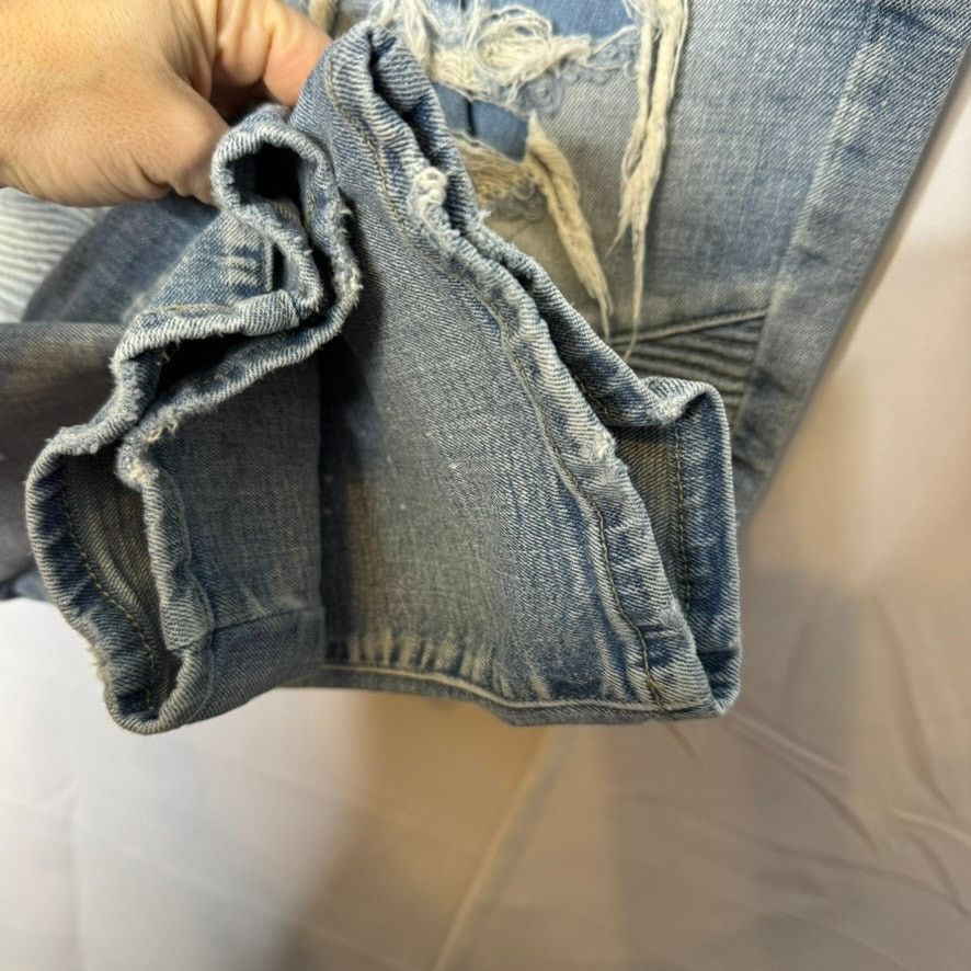 Smoke Rise Smoke Rise Distressed Biker Jeans 42x32 Moto Denim Size US 42 / EU 58 - 7 Thumbnail