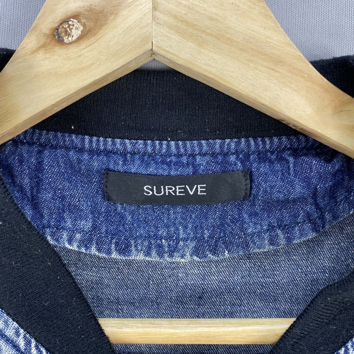 Japanese Brand Sureve Japan Oversized Washed Denim Bomber Jacket Size US L / EU 52-54 / 3 - 12 Thumbnail