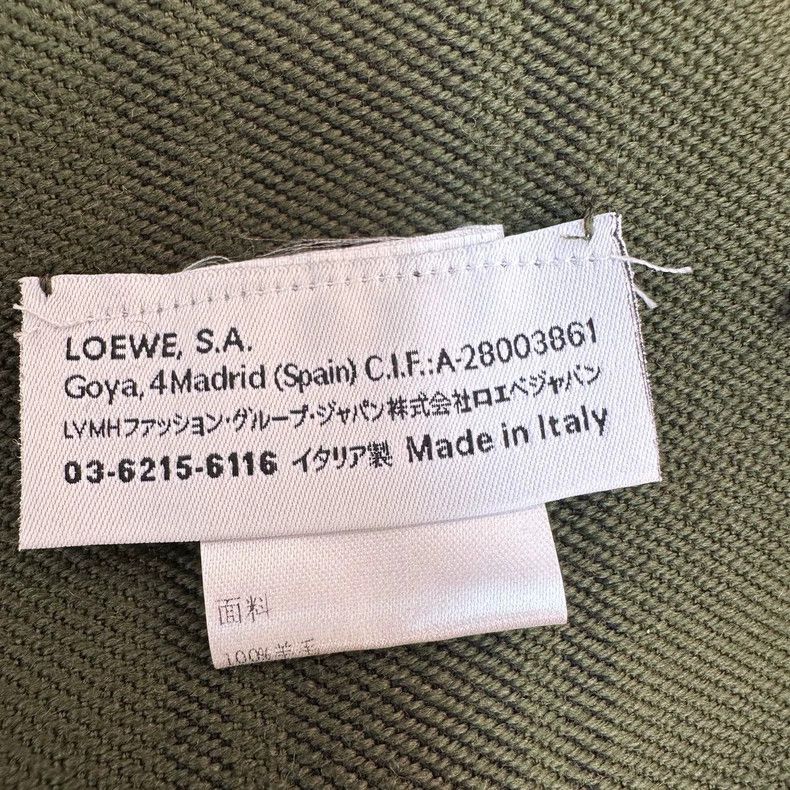 Loewe LOEWE Green large square scarf Size ONE SIZE - 6 Thumbnail