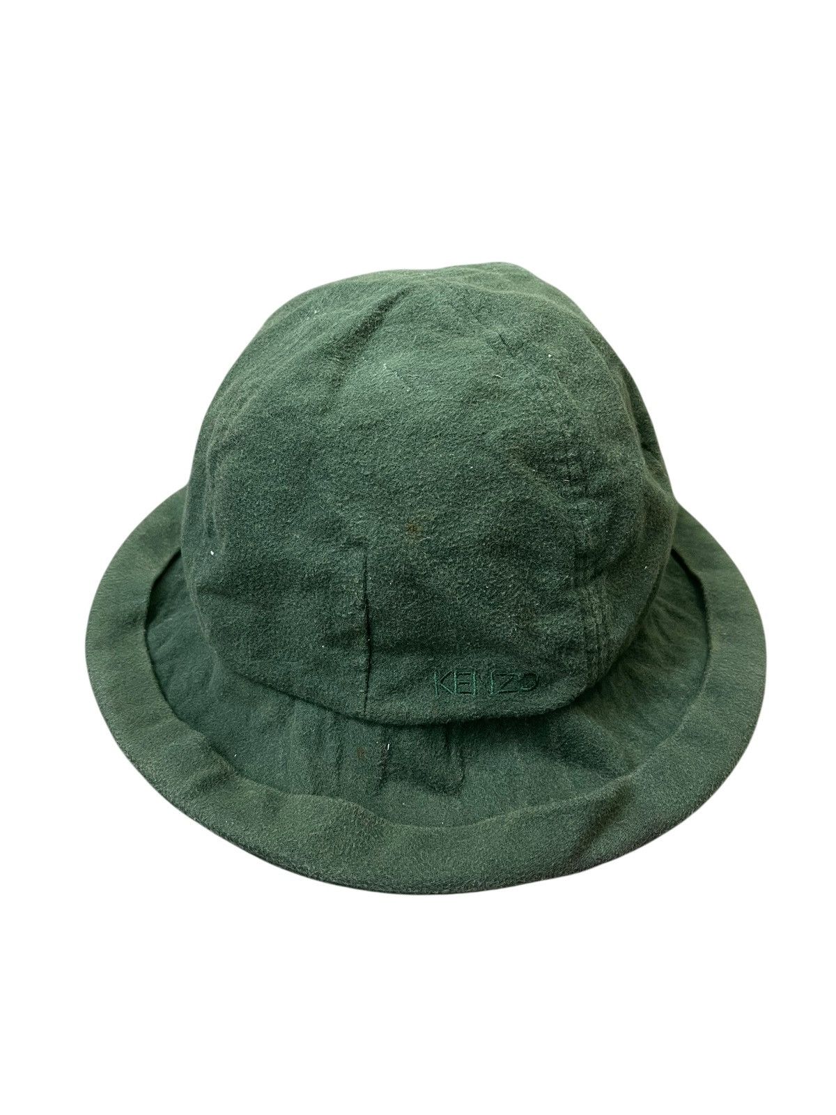 Kenzo Vintage Kenzo Bucket Hat Green Army Streetwear Size ONE SIZE - 1 Thumbnail