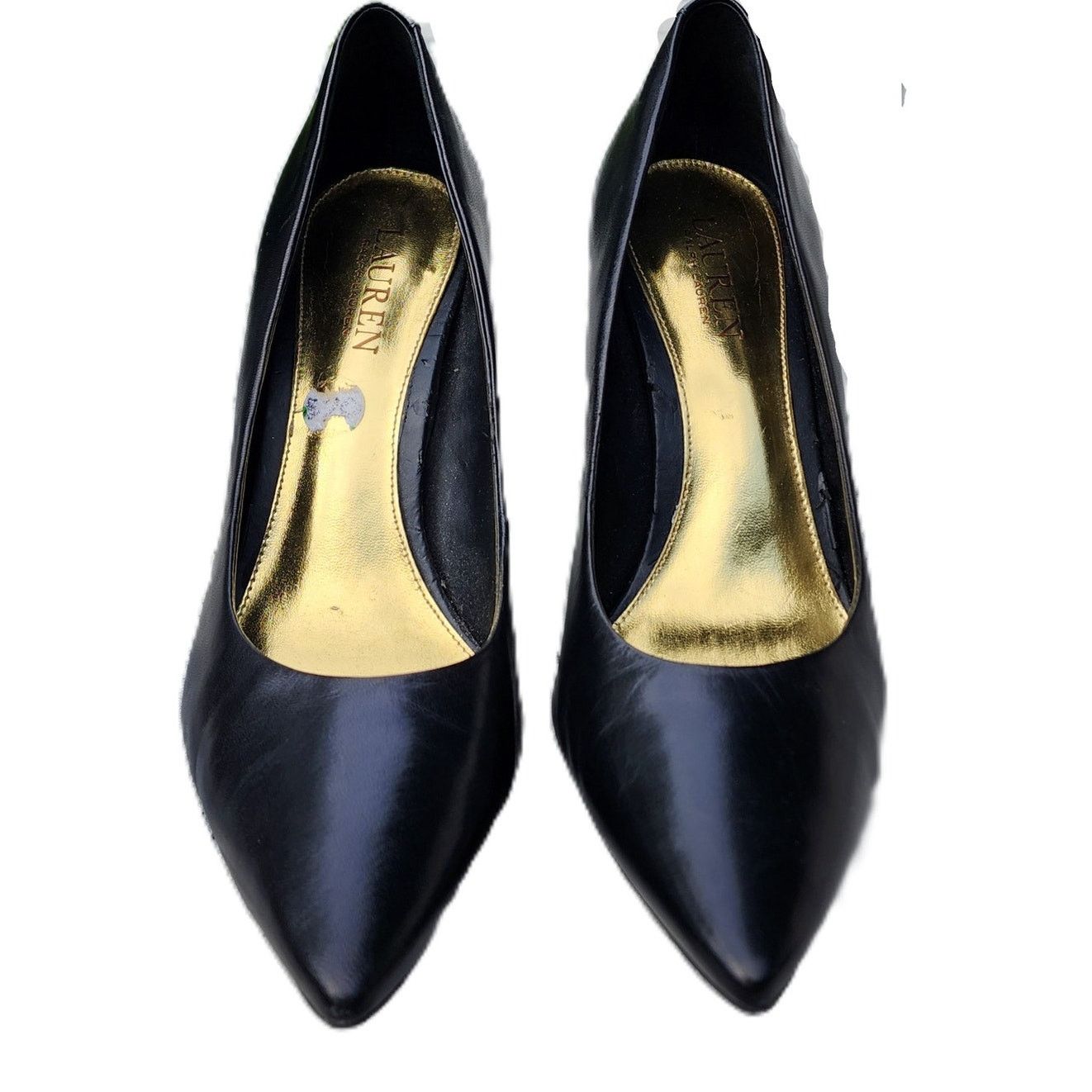 Lauren Ralph Lauren Lauren Ralph Lauren Alani Black Leather Stiletto Heels 9.5 Size US 9.5 / IT 39.5 - 4 Thumbnail