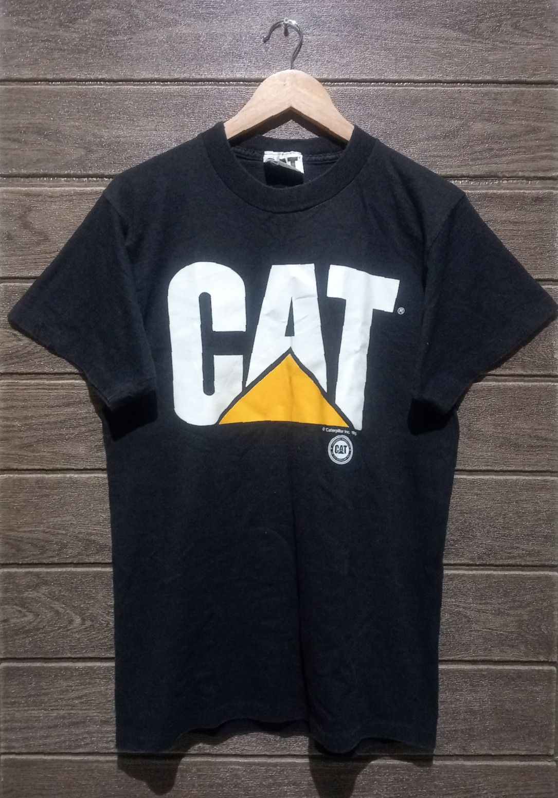 Caterpillar Vintage 1993 Single Stitch Caterpillar Tee USA Very Rare Size US M / EU 48-50 / 2 - 1 Thumbnail