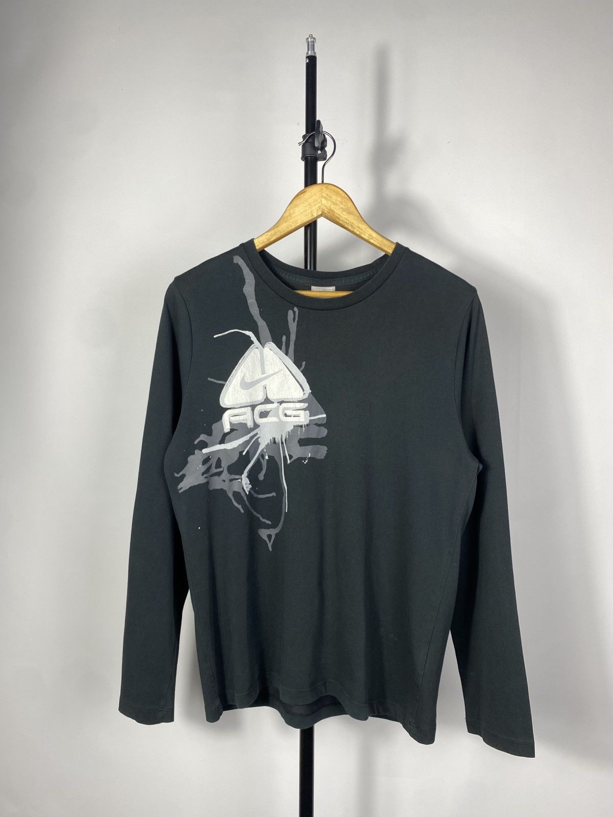 Nike × Vintage Vintage 90’s NIKE ACG Tn Y2K RETRO LONGSLEEVE SWOOSH LOGO Size US S / EU 44-46 / 1 - 1 Thumbnail