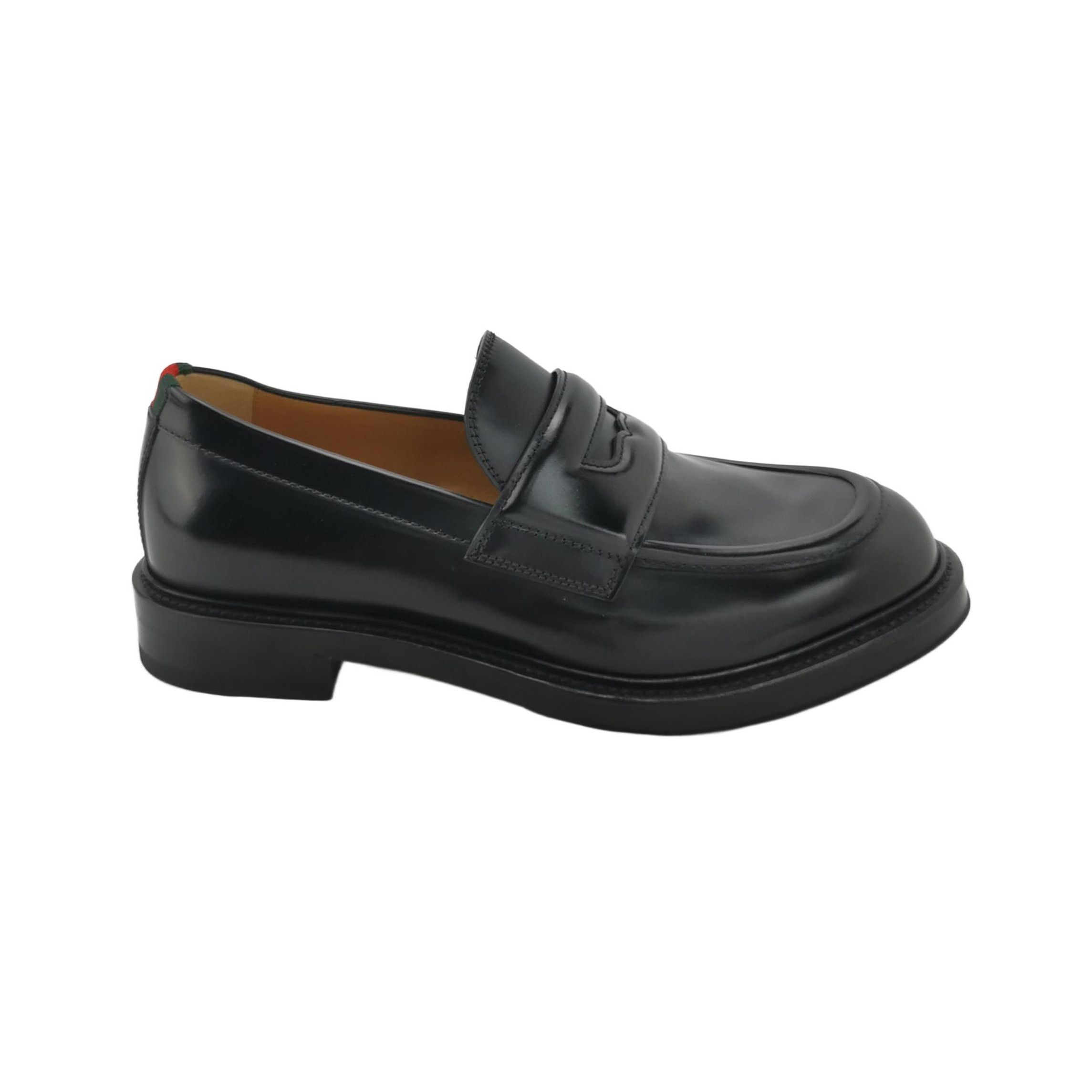 Gucci Gucci Interlocking G Leather Loafers US 10 Size US 10 / EU 43 - 1 Thumbnail
