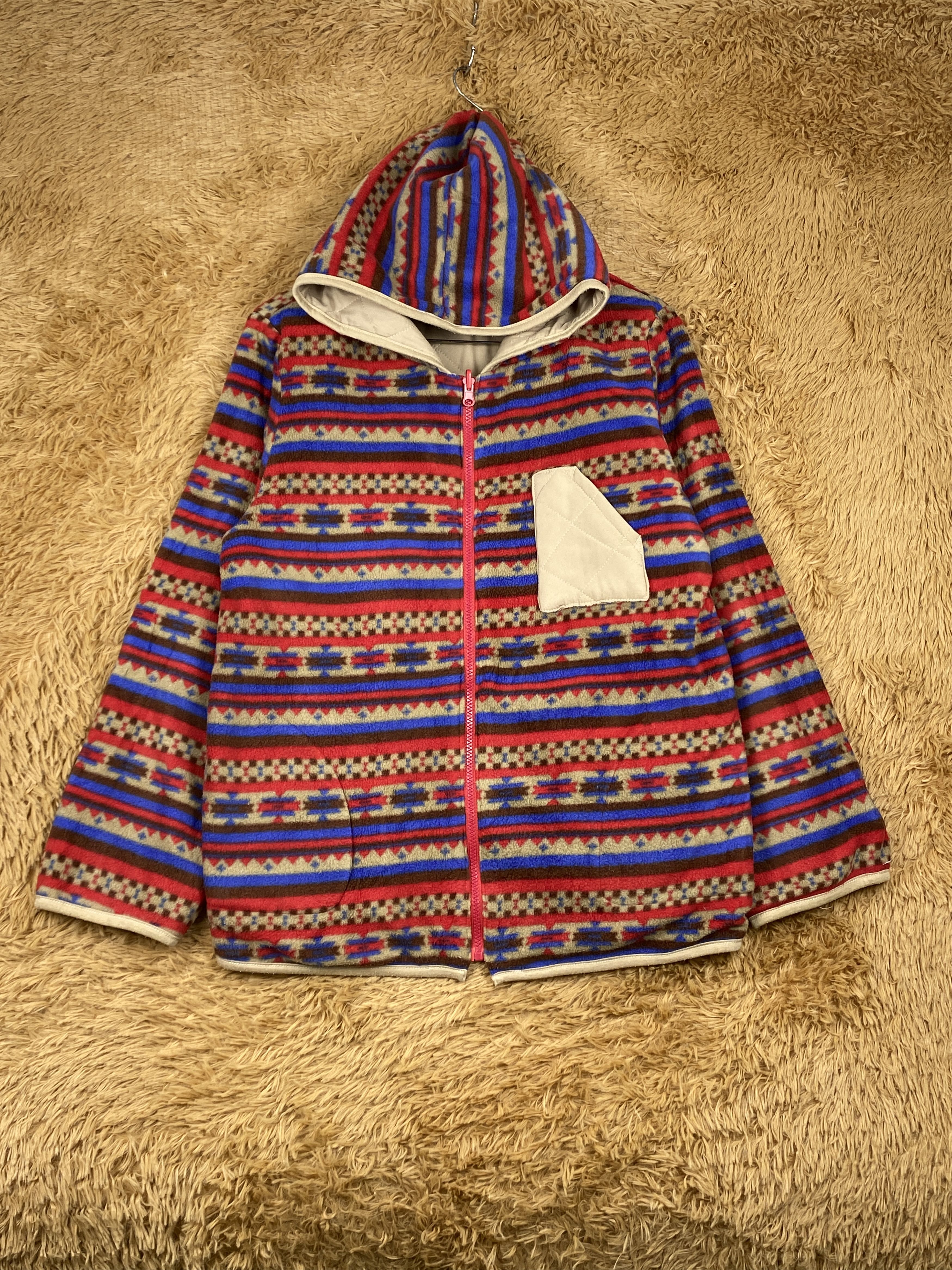 Japanese Brand Vintage Japanese Brand Reversible Navajo Aztec Jacket J1788 Size US S / EU 44-46 / 1 - 1 Thumbnail