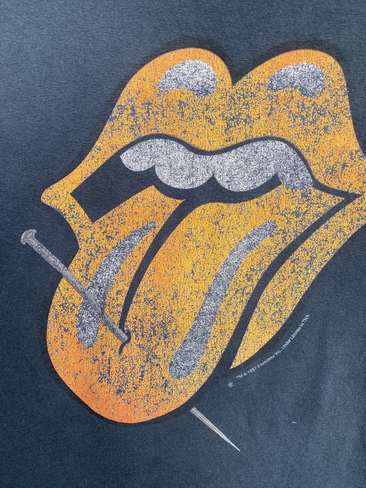 Band Tees Vintage Sunfaded Rolling Stones Long Sleeve Tshirt Size US M / EU 48-50 / 2 - 4 Thumbnail