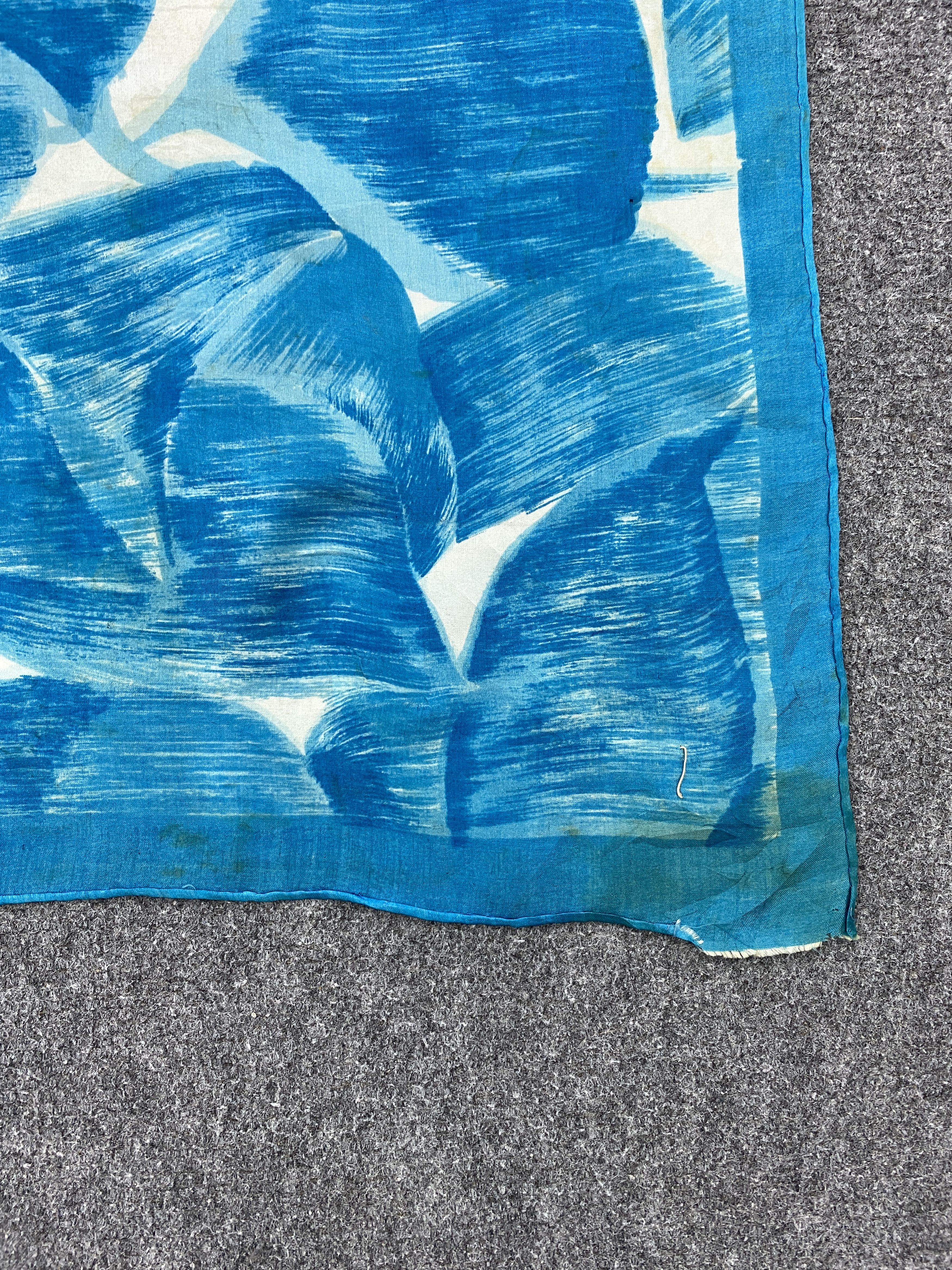 Vintage Art Painting Silk Scarf / Muffler / Silk Shawl SN0066 Size ONE SIZE - 6 Thumbnail