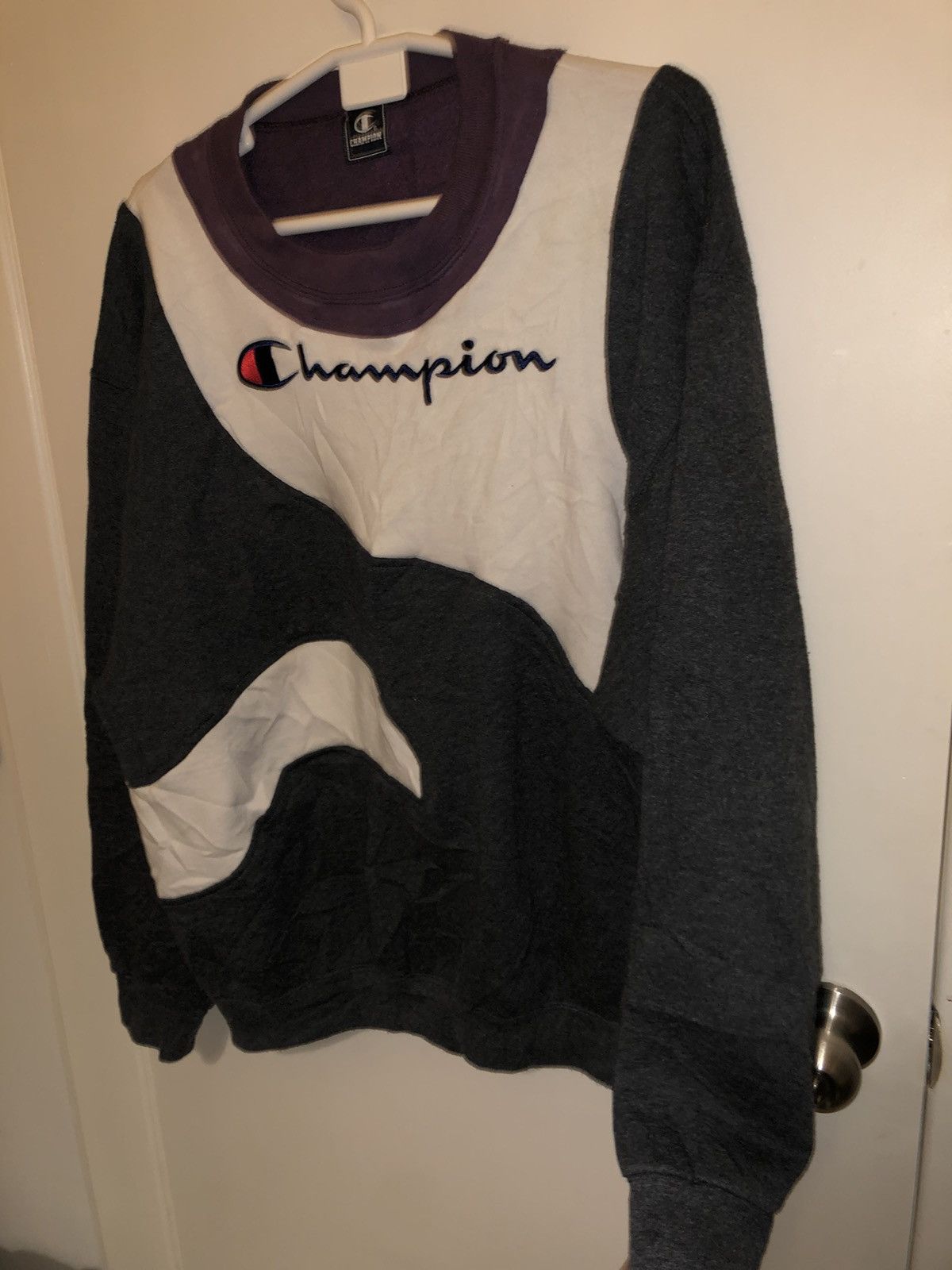 Champion × Vintage Purple Champion Vintage Sweatshirt Size US L / EU 52-54 / 3 - 4 Thumbnail