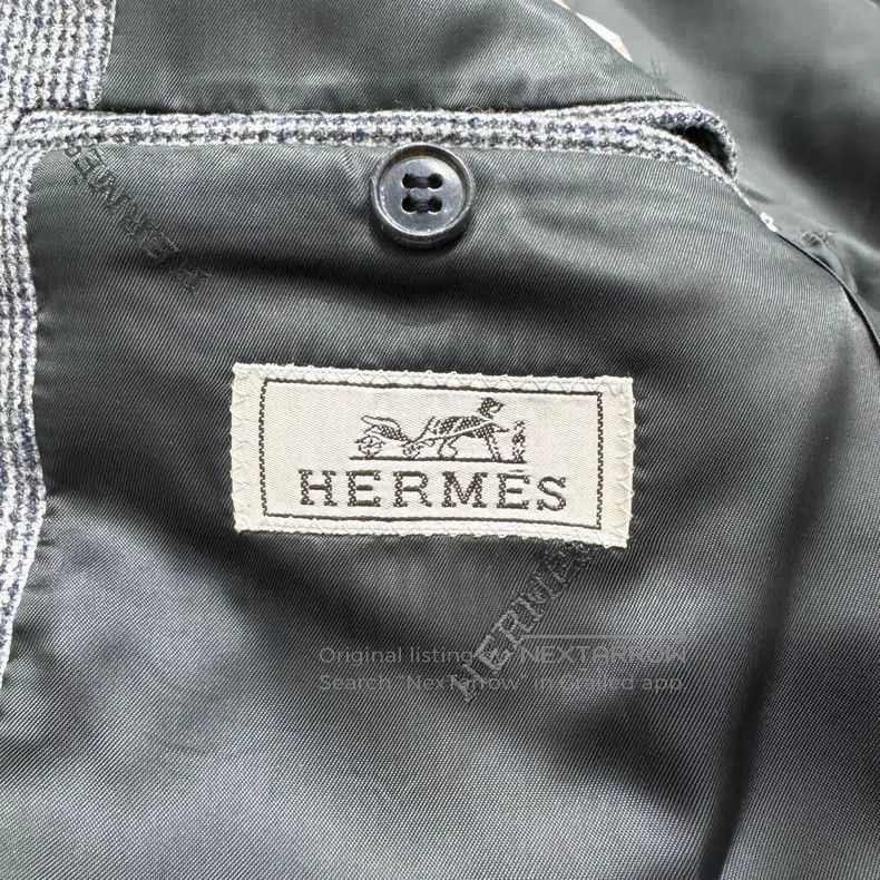 Hermes Hermes Houndstooth blazer Size 46R - 3 Thumbnail