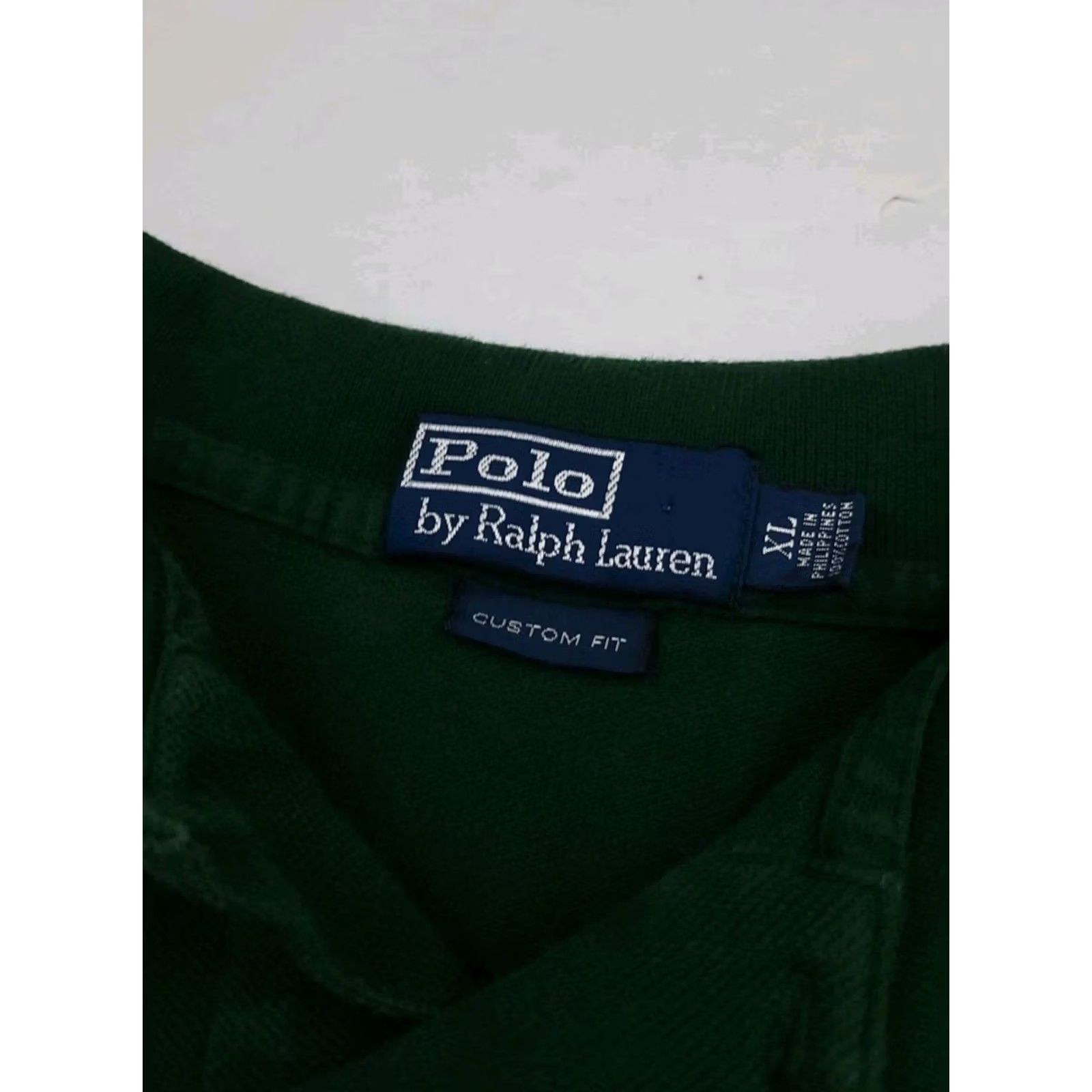 Polo Ralph Lauren VINTAGE Polo Ralph Lauren Long Sleeve Polo Shirt Pony Logo Sport RL Dark Green Mens L/XL Polo Shirt Green Polo Ralph Lauren Shirt Size US L / EU 52-54 / 3 - 4 Thumbnail