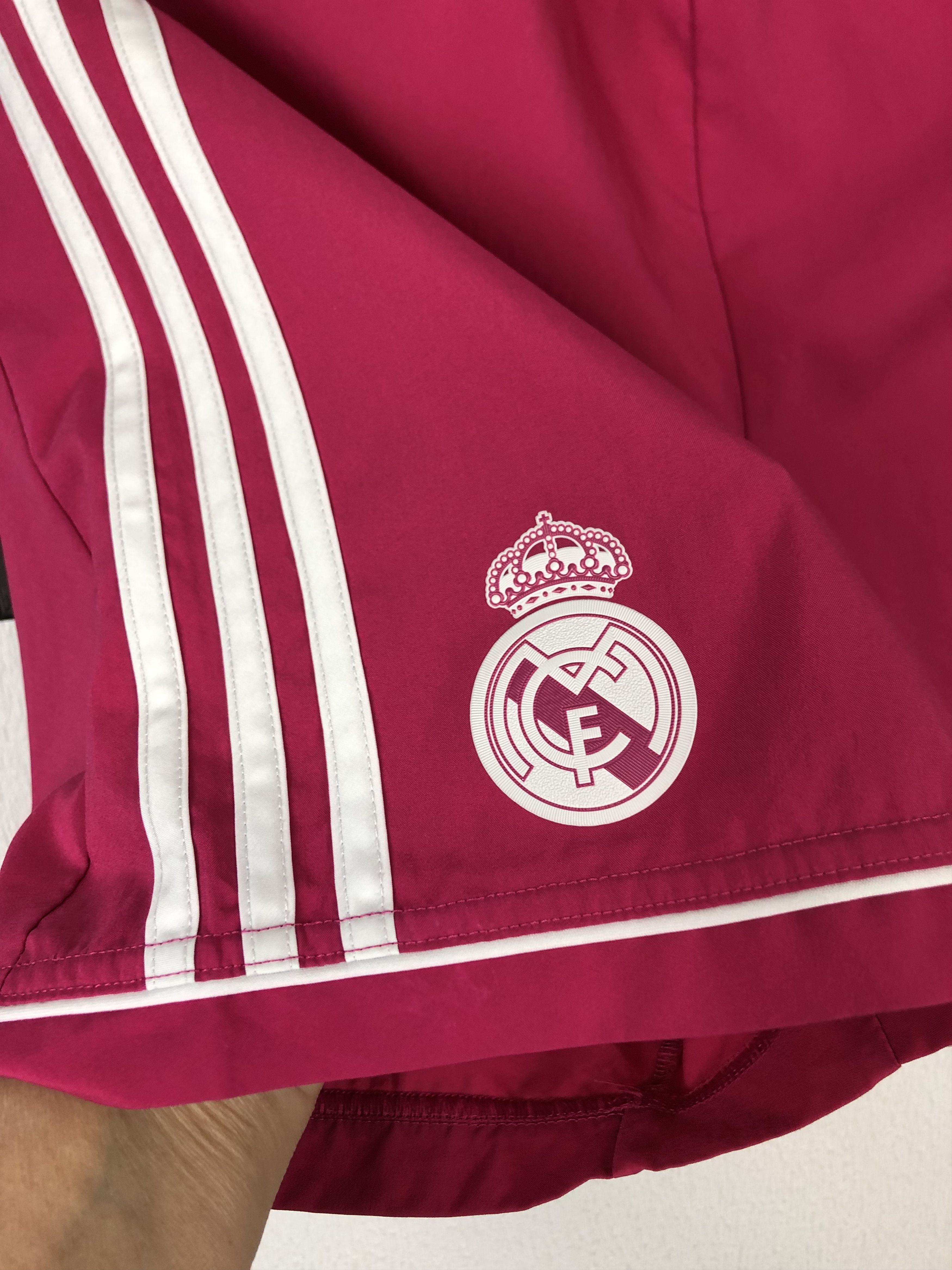 Adidas Real Madrid Away football Shorts 2014 Soccer Adidas Mens S Size US 30 / EU 46 - 2 Thumbnail
