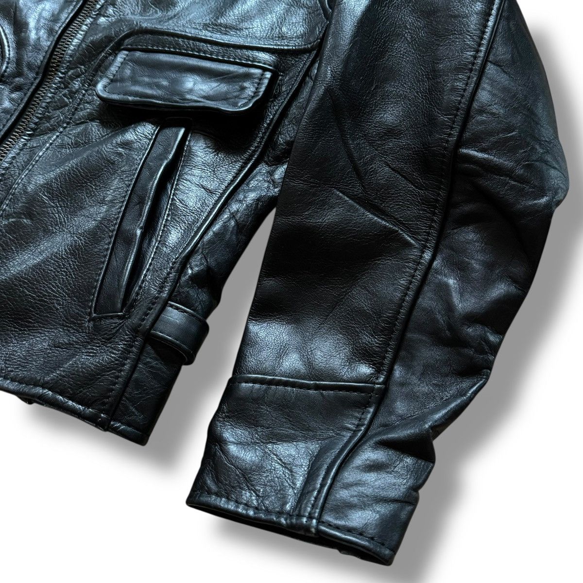 Vanson Leathers 60’s Vanson Leathers Ike Motorcycle Jacket Talon Zipper Size US S / EU 44-46 / 1 - 7 Thumbnail