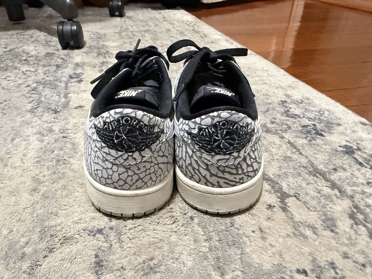 Nike Jordan 1 Retro Low - Black Cement Sz 9 Size US 9 / EU 42 - 5 Thumbnail