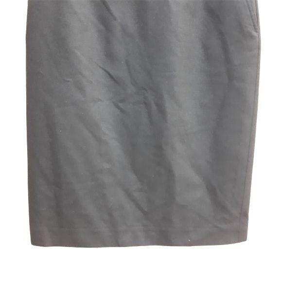 Vintage Vtg Worth Wool Cashmere Pencil Skirt Sz 4 Black Classic Knee Size 27" / US 4 / IT 40 - 4 Thumbnail