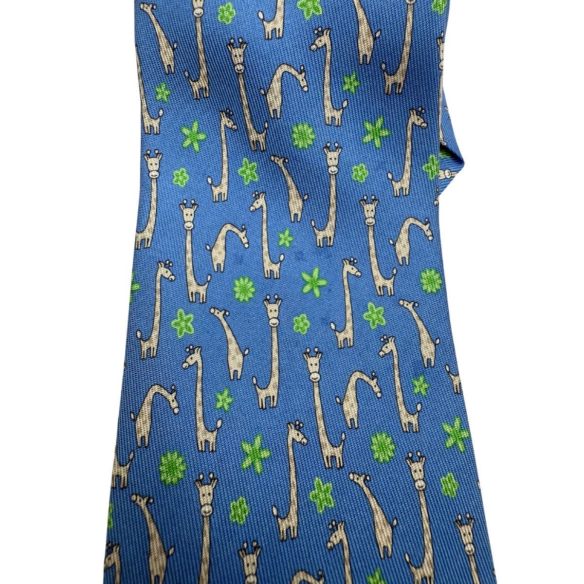 Salvatore Ferragamo Salvatore Ferragamo Silk Tie, Blue, Made in Italy Size ONE SIZE - 6 Thumbnail