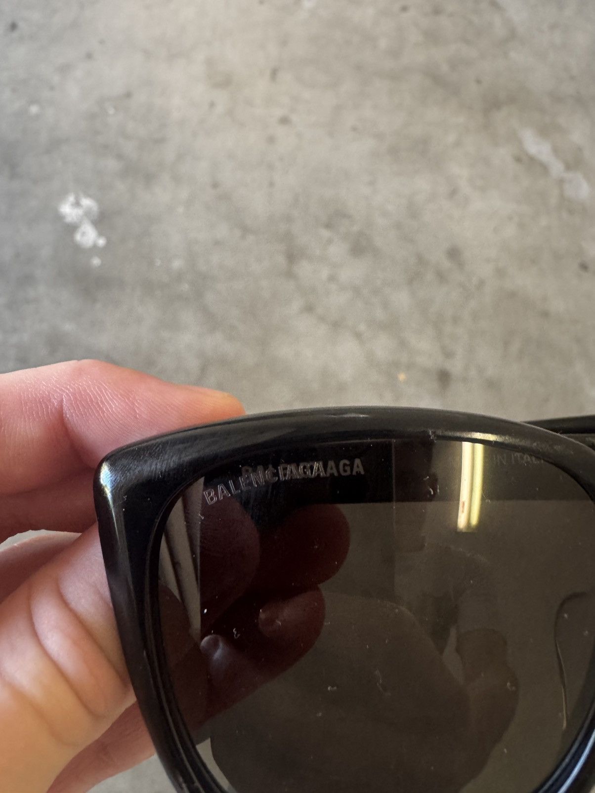 Balenciaga Balenciaga Paris D-frame Black Sunglasses Size ONE SIZE - 2 Thumbnail