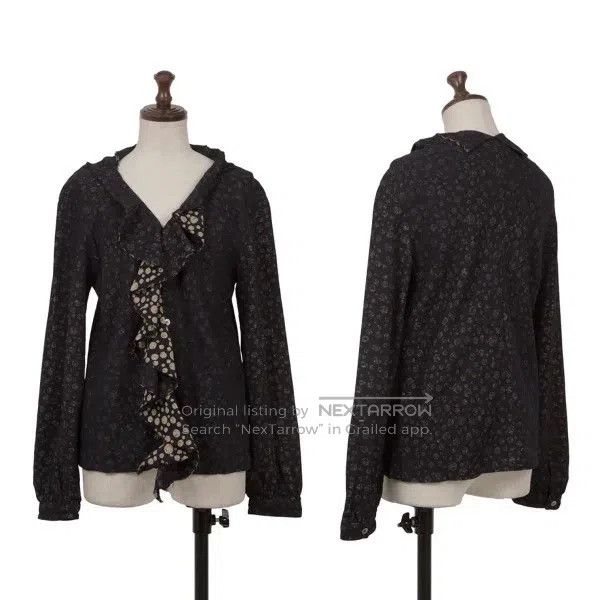 Junya Watanabe Junya Watanabe Medium size Dark vintage patterned top Size XS / US 0-2 / IT 36-38 - 1 Thumbnail