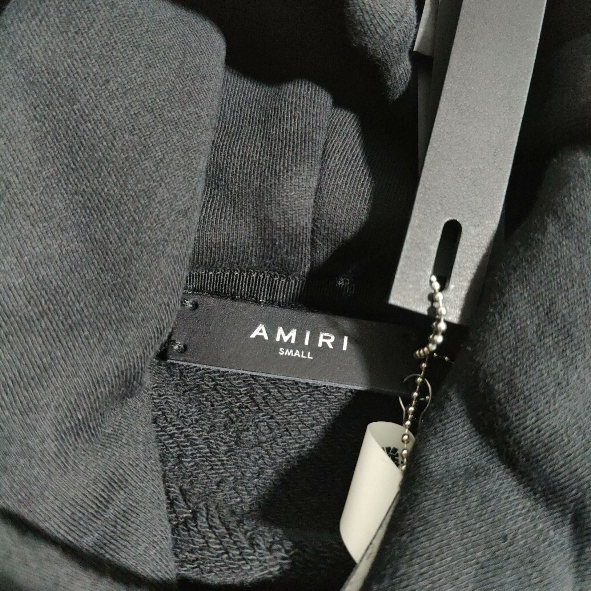 Amiri amiri black graphic hoodie with blue lettering Size US S / EU 44-46 / 1 - 3 Thumbnail