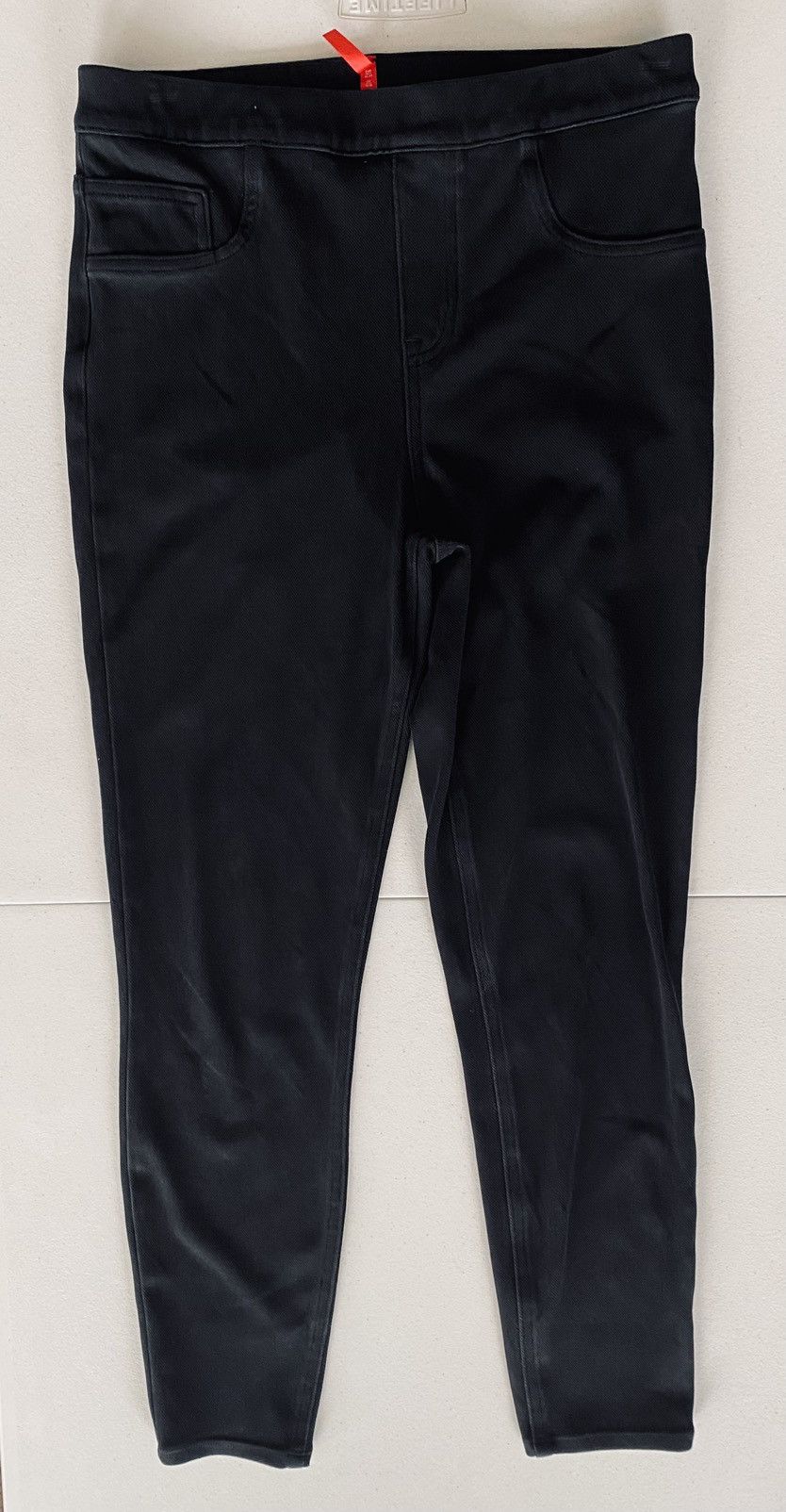 Spanx Spanx Jean-ish Ankle Leggings Black Seamless Lg 20018R VGC Size 32" / US 10 / IT 46 - 14 Thumbnail