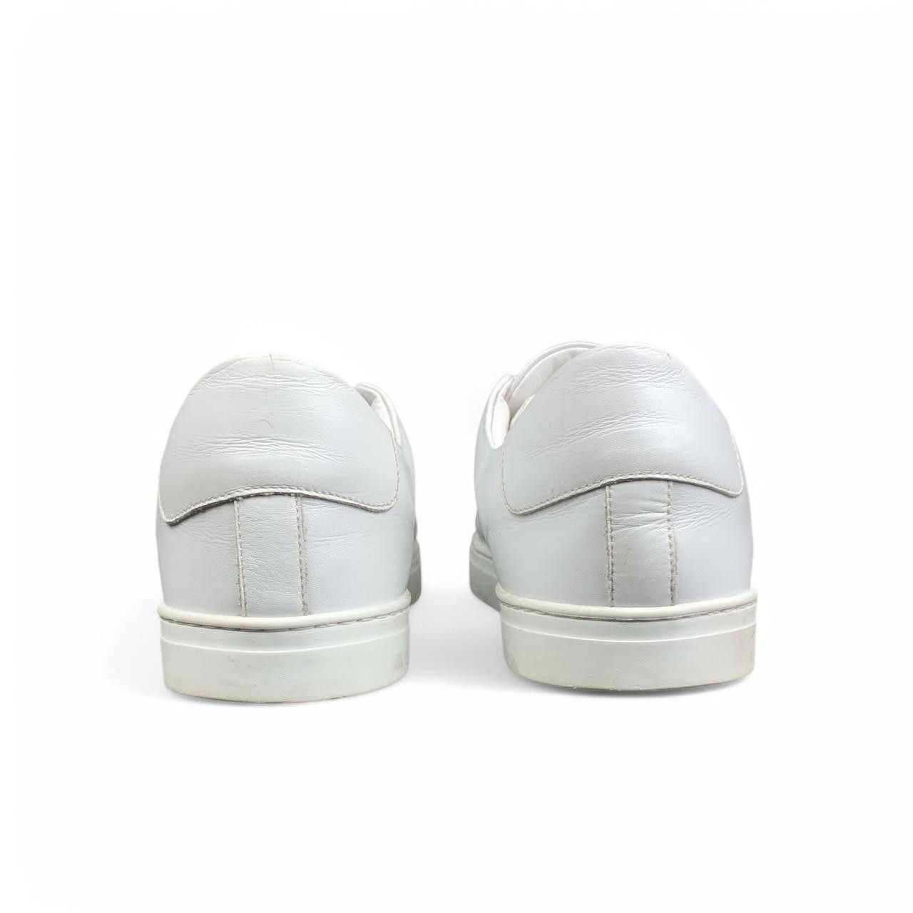 Burberry BURBERRY White Leather Sneakers Size US 10 / IT 40 - 4 Thumbnail