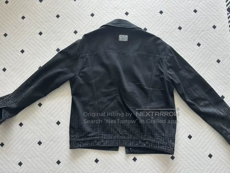 Fendi Fendi Monogrammed denim jacket Size US M / EU 48-50 / 2 - 2 Thumbnail