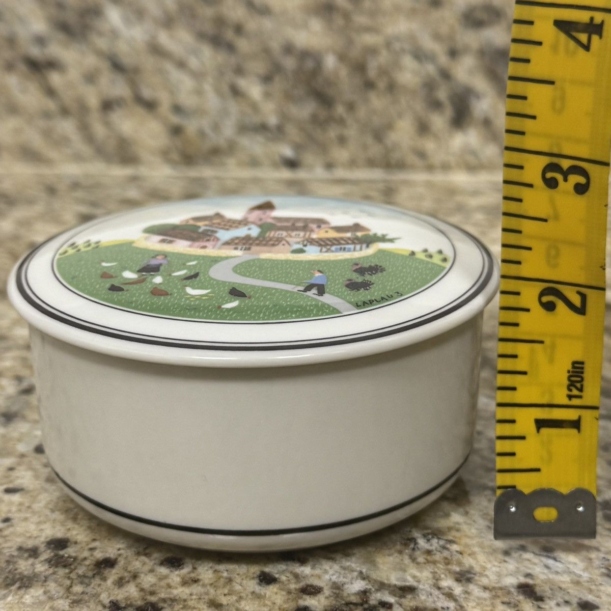 Vintage Villeroy & Boch Chicken & Turkey Village Design Naïf 4" Box Size ONE SIZE - 8 Thumbnail
