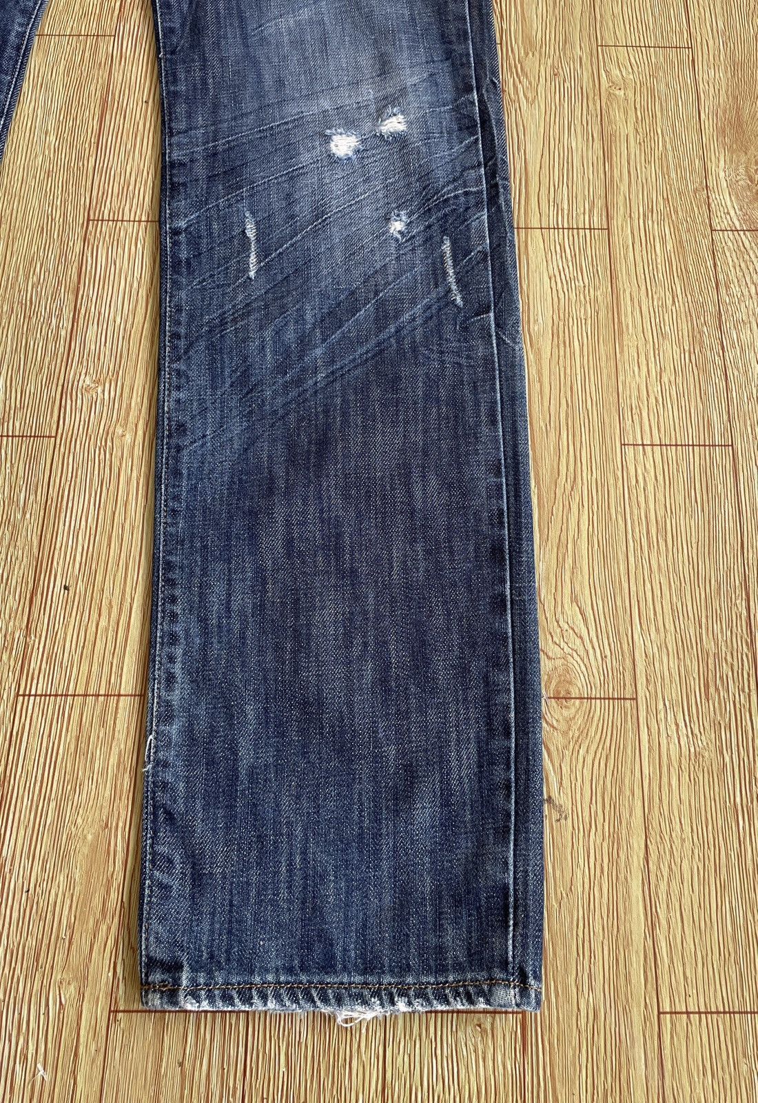 Just Cavalli Rare Design Vintage Brand Just Cavalli Ripped Jeans 2000s Size US 31 - 11 Thumbnail