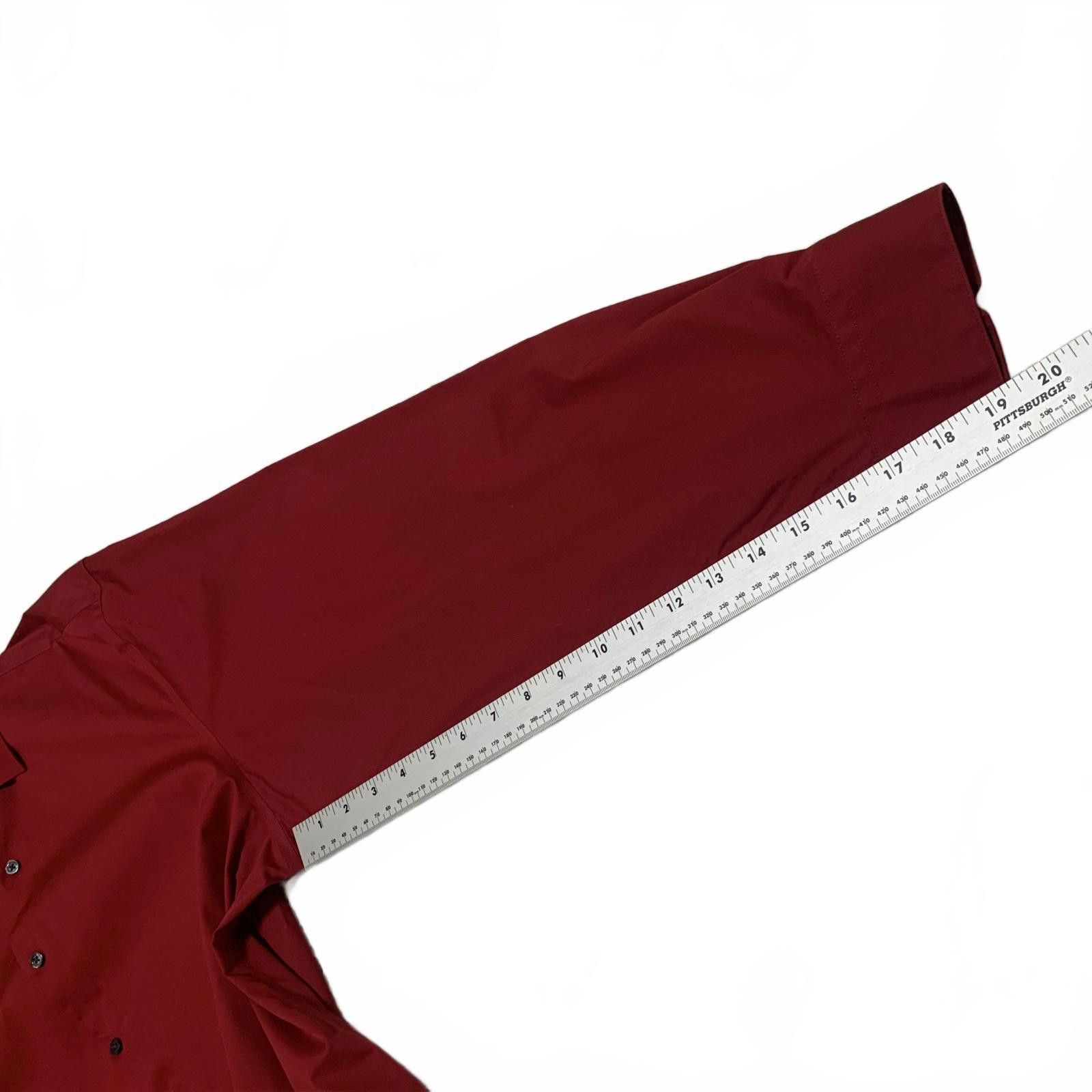 Alfani Alfani Men's L 16-16.5 Red Long Sleeve Dress Shirt Size 42R - 11 Thumbnail
