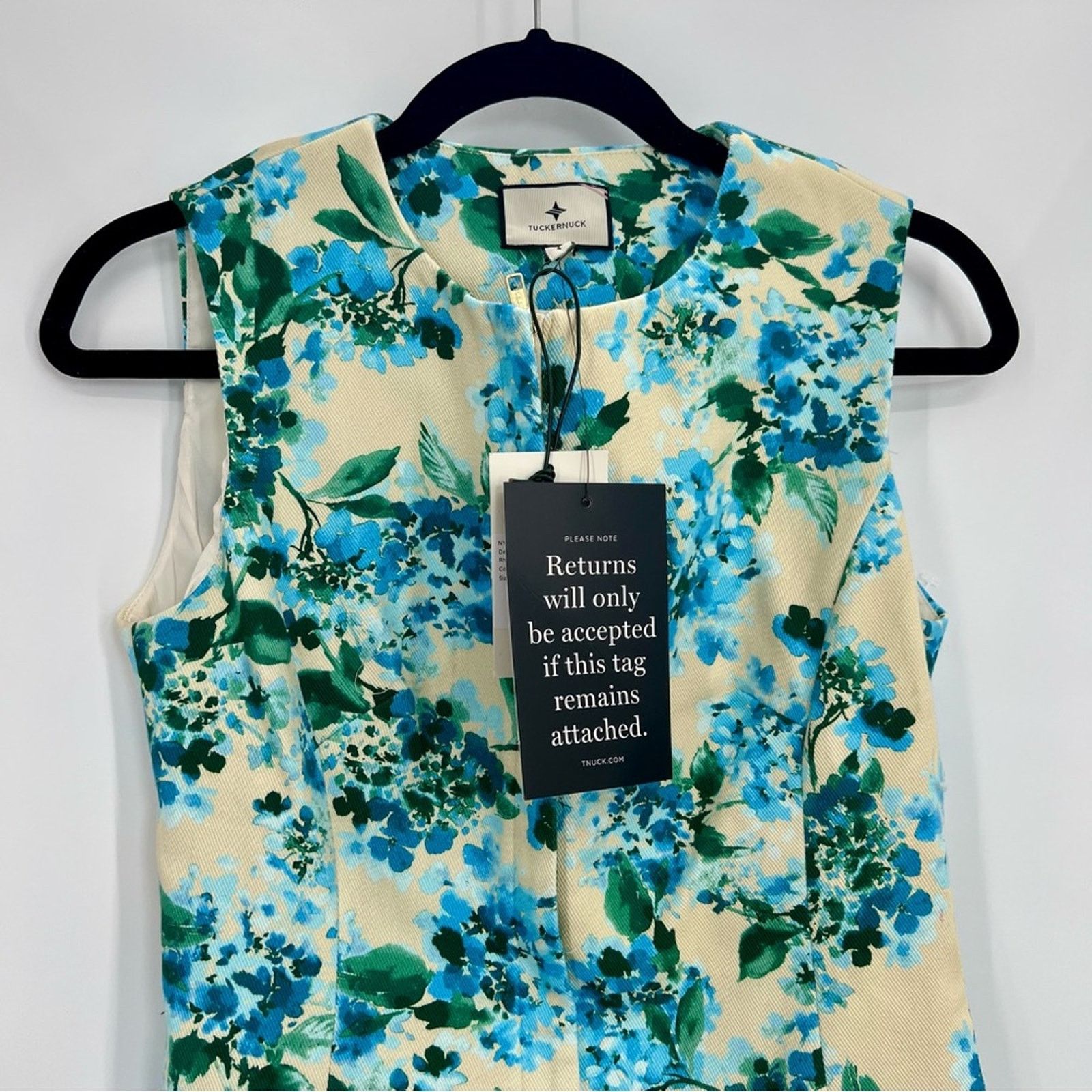 Designers Remix Tuckernuck Water's Edge Hydrangea Rhoda Tunic Top Painterly Size S / US 4 / IT 40 - 9 Thumbnail