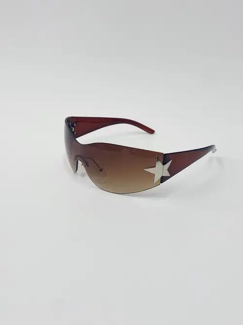 VIBE Star Frame Rimless Sunglasess Vintage y2k 90’s Size ONE SIZE - 1 Thumbnail