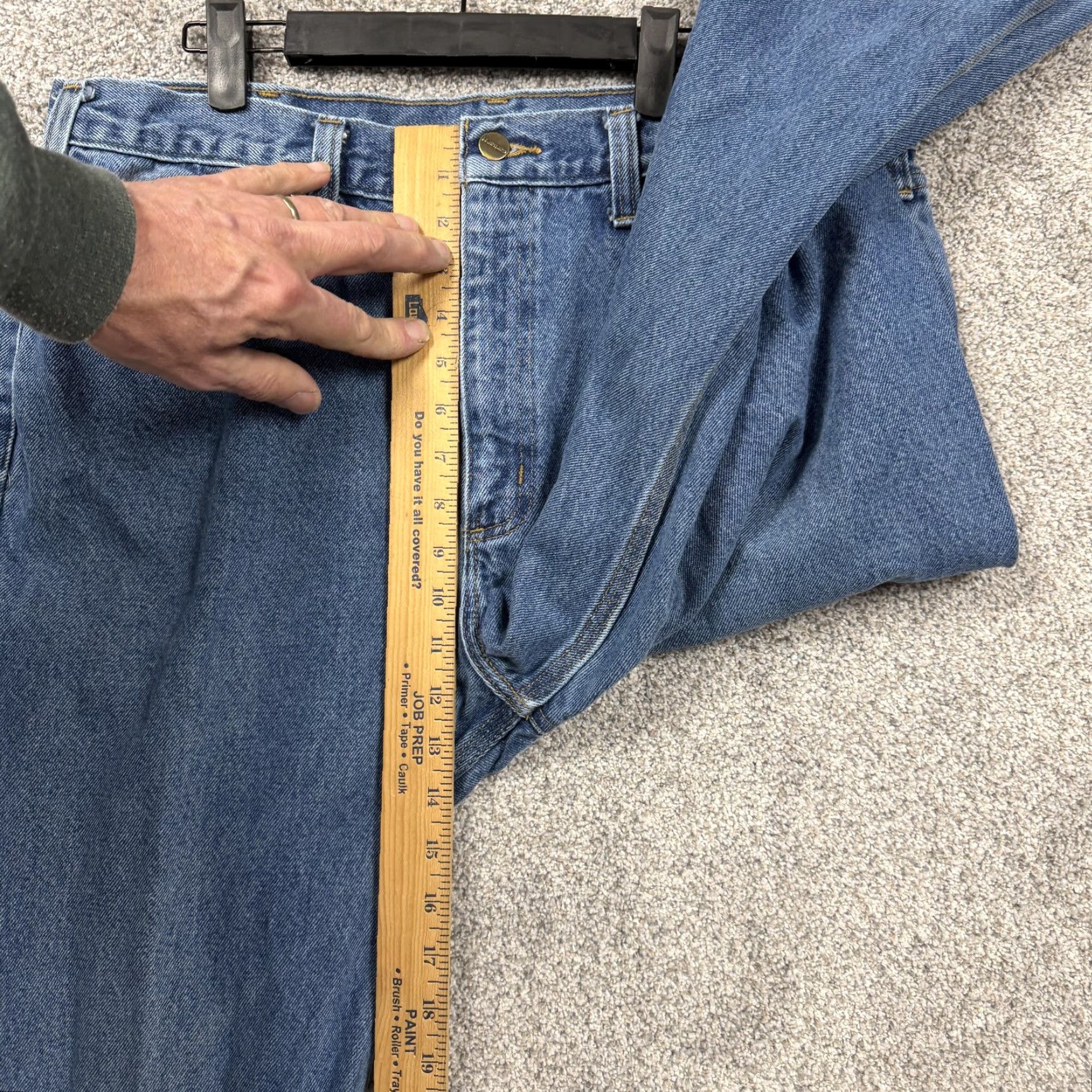 Carhartt Carhartt B480-DVB Jeans Mens 36x30 Blue Denim Straight Workwear Grunge Hipster Casual Jeans Mens Size US 36 / EU 52 - 5 Thumbnail