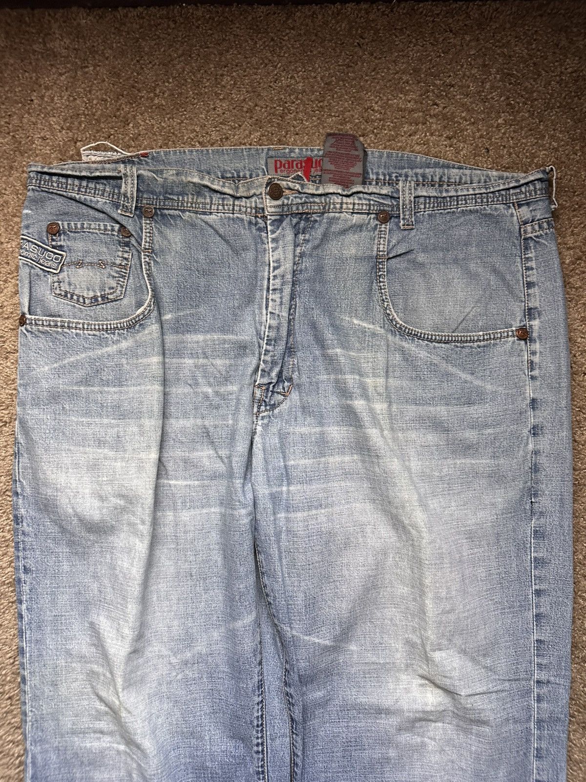 Japanese Brand × Vintage Parasuco baggy blue jean Size US 42 / EU 58 - 5 Thumbnail