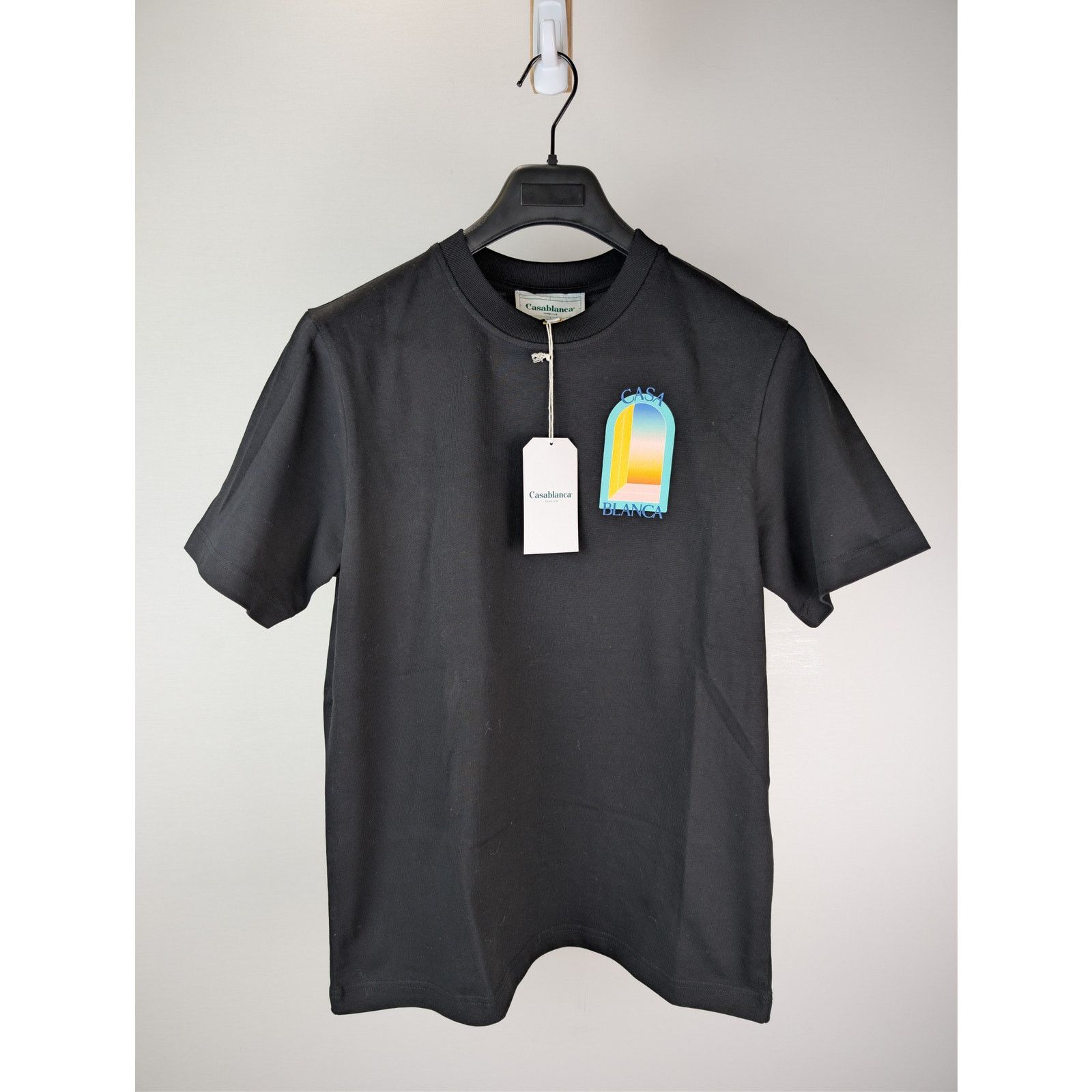 Casablanca o1rshd1 CC20 L'Arc Coloré T-Shirt in Black Size US S / EU 44-46 / 1 - 9 Thumbnail