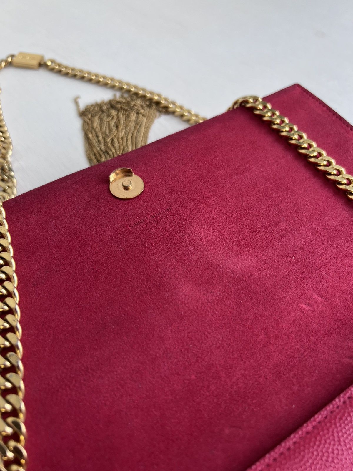 Saint Laurent Paris Yves Saint Laurent Kate Shoulder Bag Crossbody Purse Size ONE SIZE - 10 Thumbnail