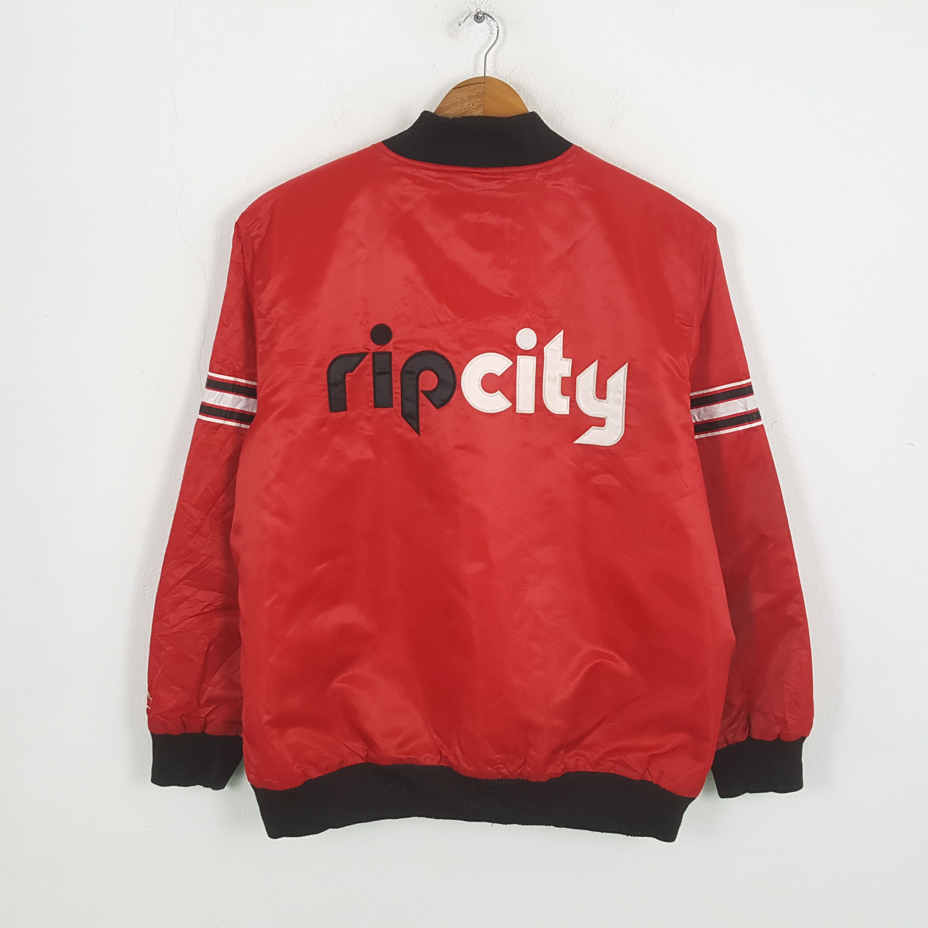 NBA × Vintage Vintage RIP CITY STARTER American Basketball Team Jacket Size US XXL / EU 58 / 5 - 1 Thumbnail