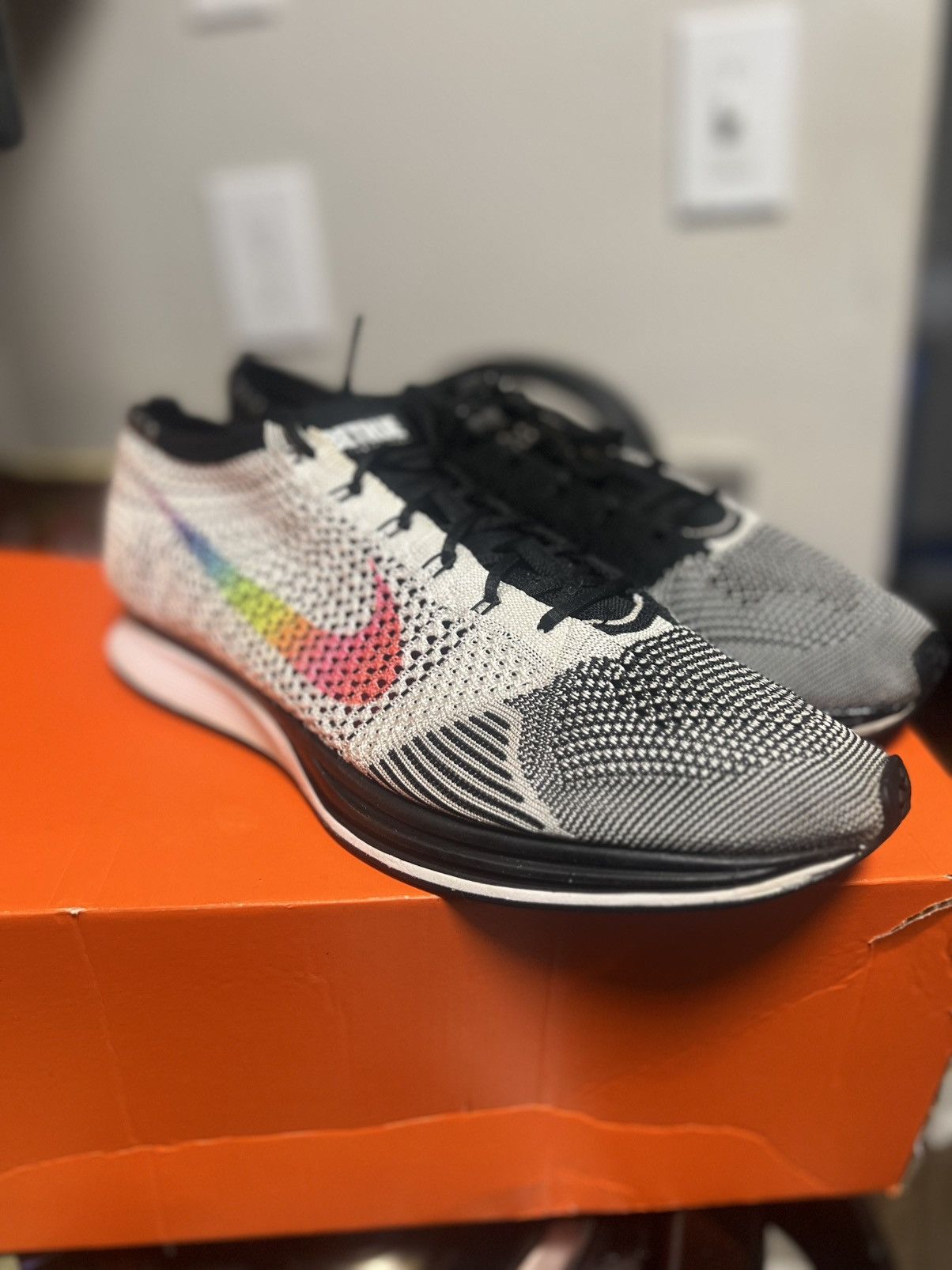 Nike Be true Nike Flyknit Racer Size US 12 / EU 45 - 1 Thumbnail