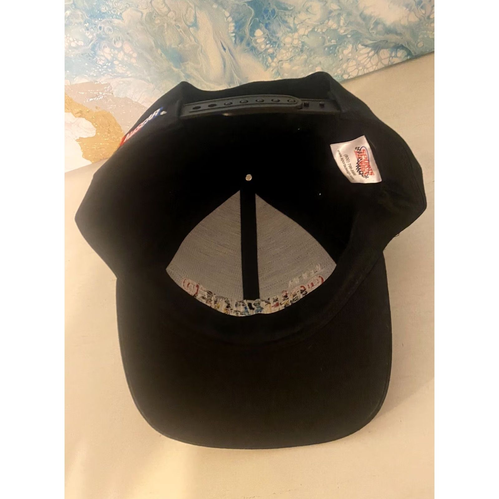 NASCAR Kenny Schrader MB2 Nascar Hat Motorsports SnapBack Sports Design Hat (Black) Adjustable Mens Hat Size ONE SIZE - 6 Thumbnail