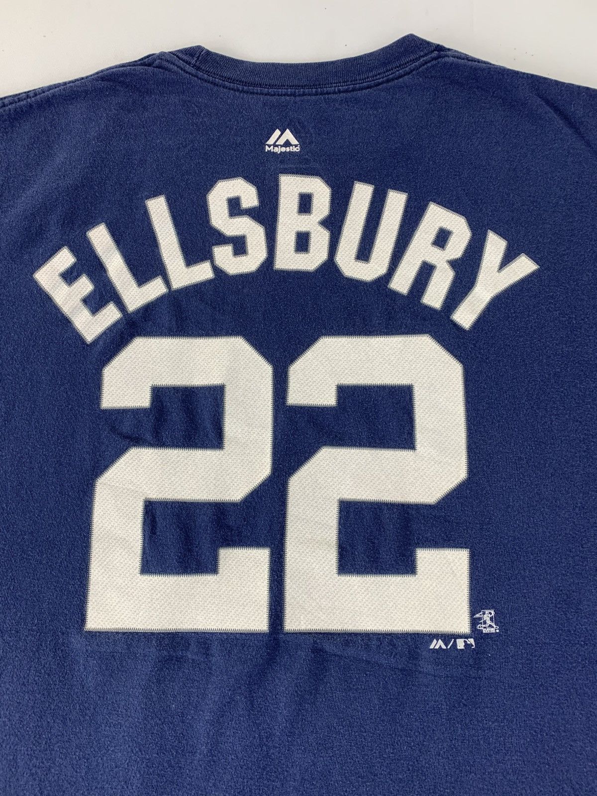 MLB Majestic MLB NY New York Yankees Ellsbury #22 Printed Tee Size US XL / EU 56 / 4 - 4 Thumbnail