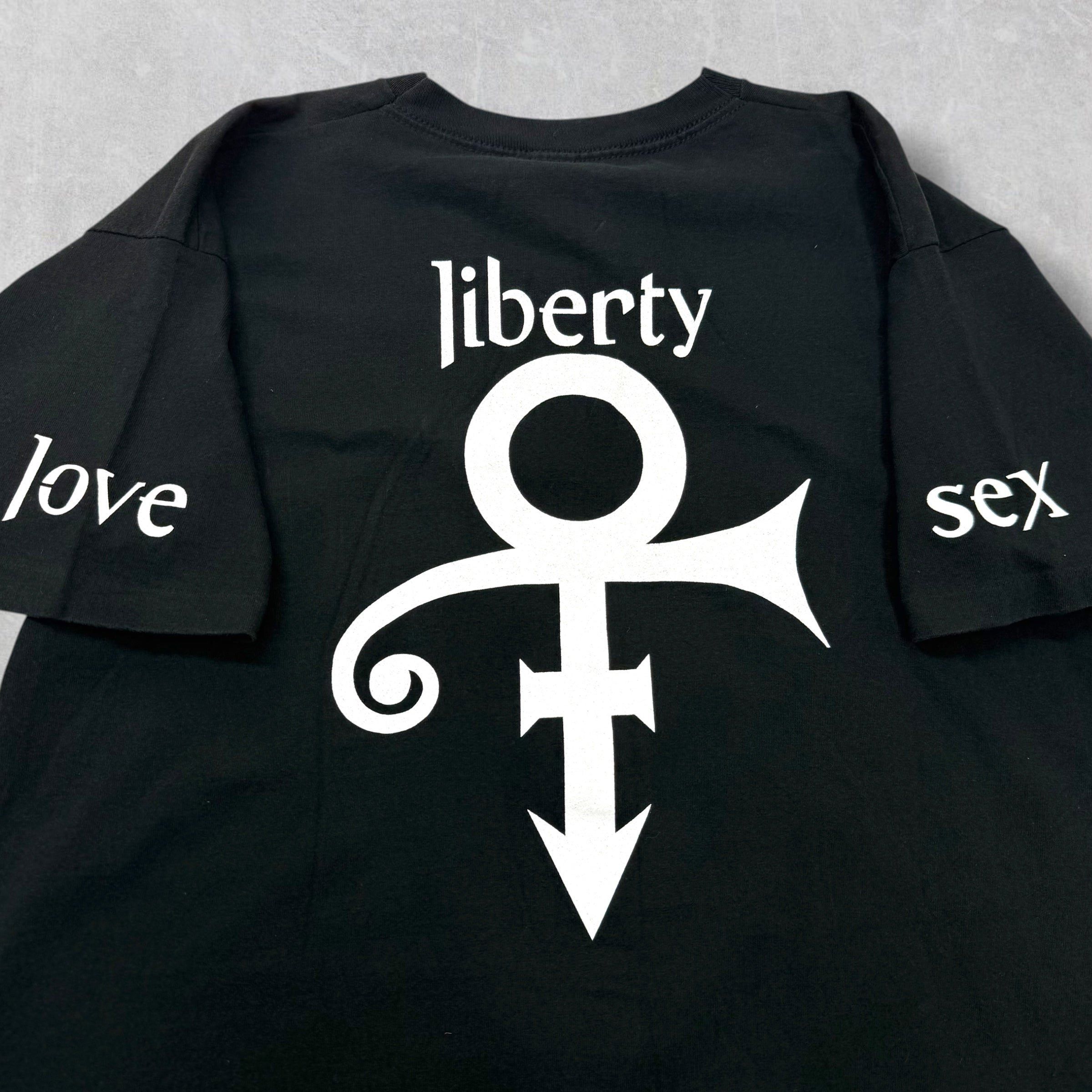 Vintage Vintage 90's Prince Love Sex Liberty Tee XL Size US XL / EU 56 / 4 - 4 Thumbnail