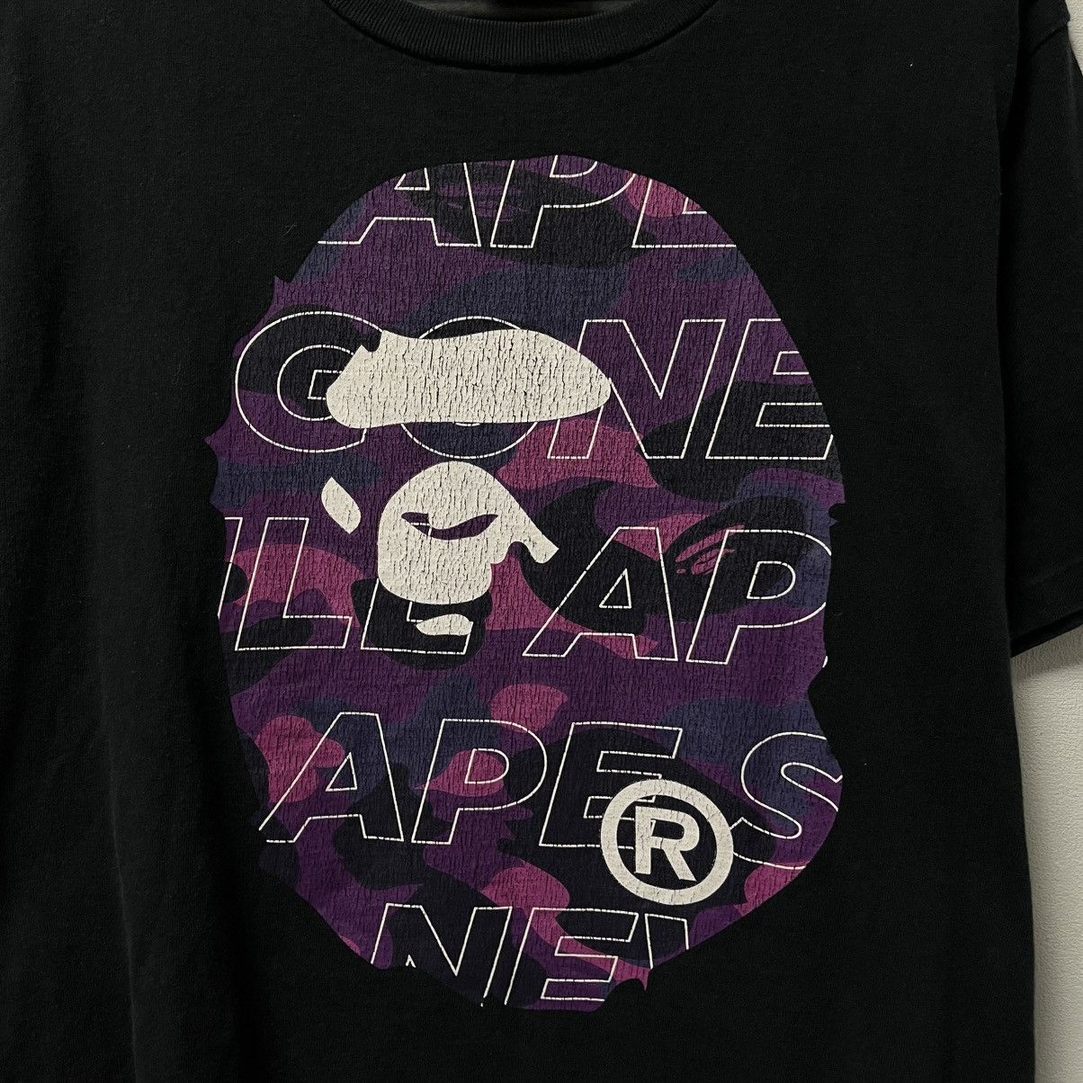 Bape A Bathing Ape Bape Big Logo T-shirt Men Size M Size US M / EU 48-50 / 2 - 5 Thumbnail