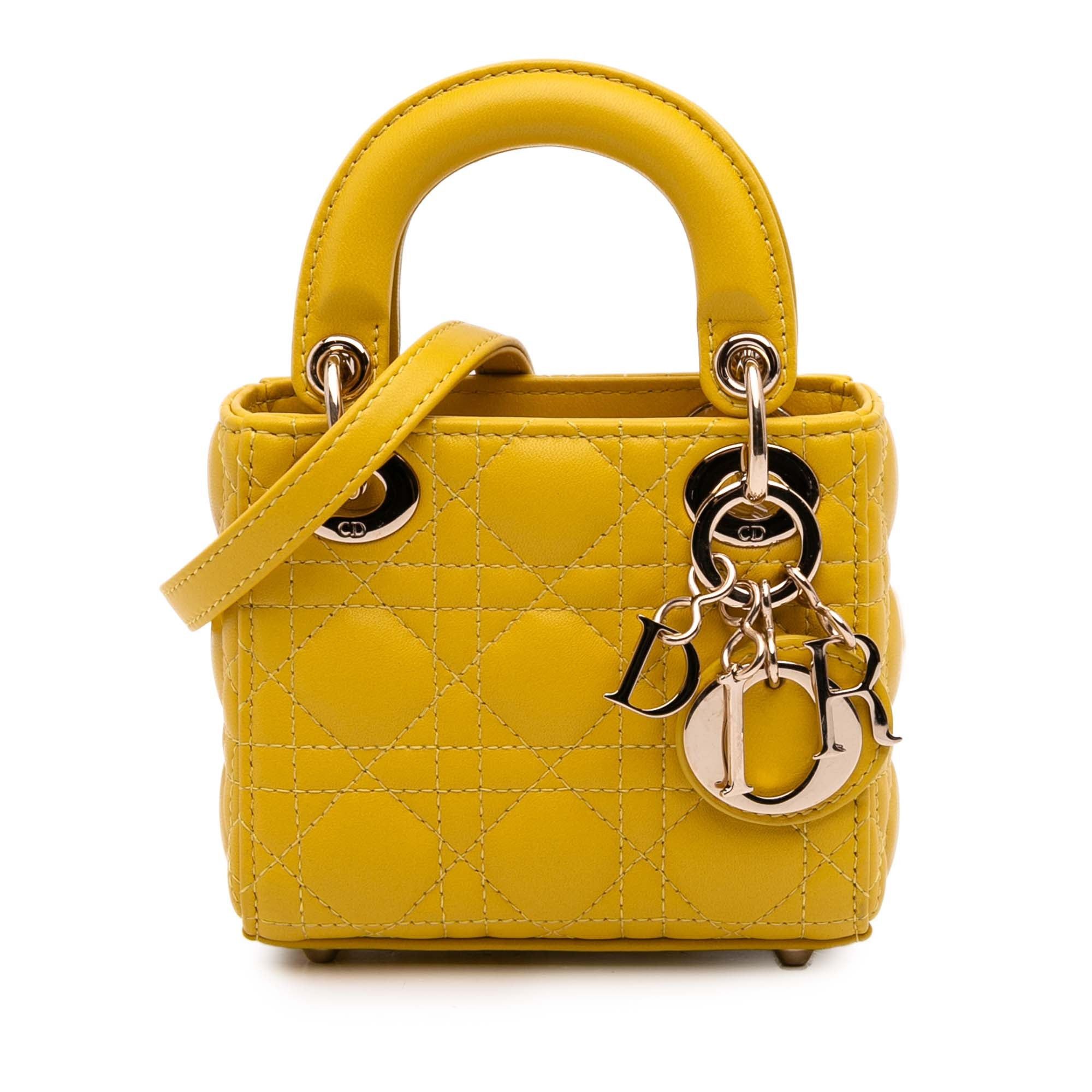 Dior Micro Lambskin Cannage Lady Dior Size ONE SIZE - 1 Thumbnail