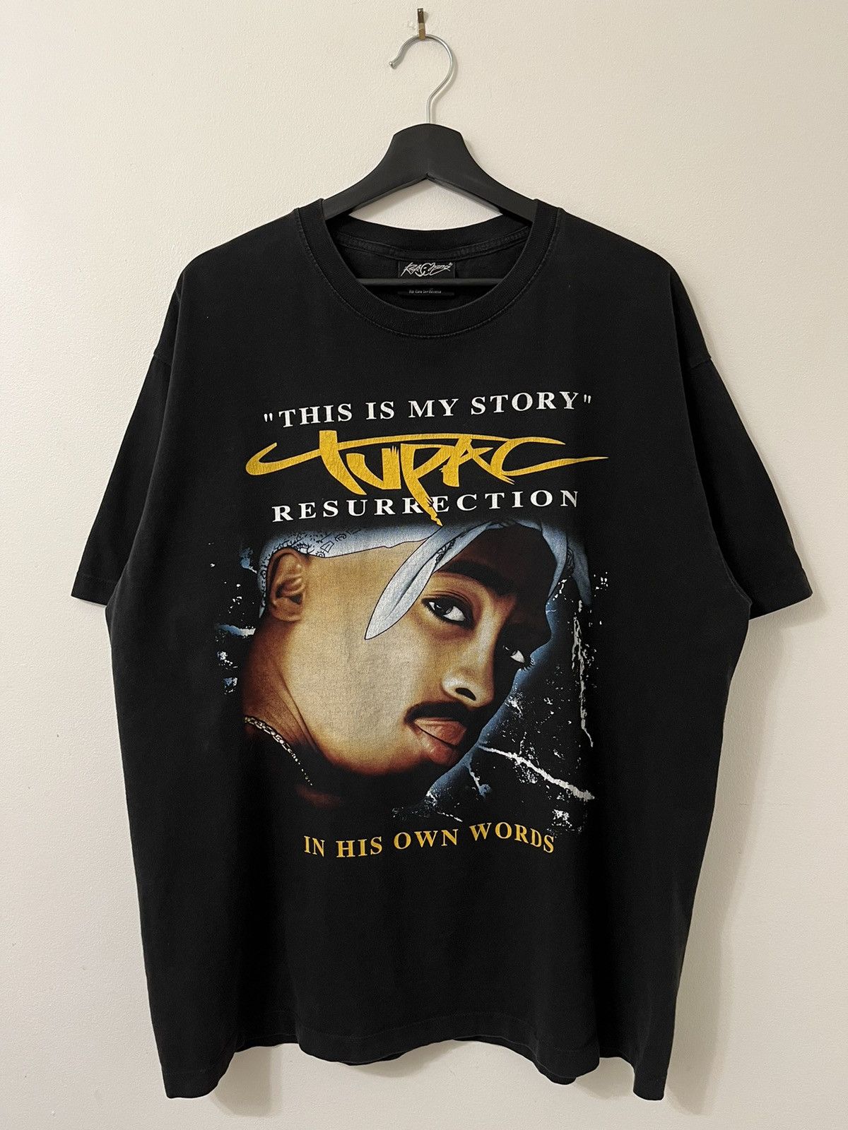 Band Tees Rap Tees Vintage VTG Tupac Resurrection Hip Hop T Shirt Grailed