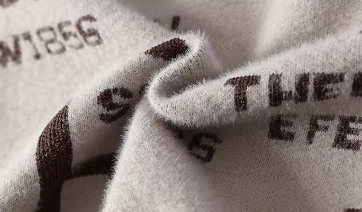 Vintage Streetwear Vintage Retro Letter Sweater Jacquard Knitwear Size US XXL / EU 58 / 5 - 5 Thumbnail