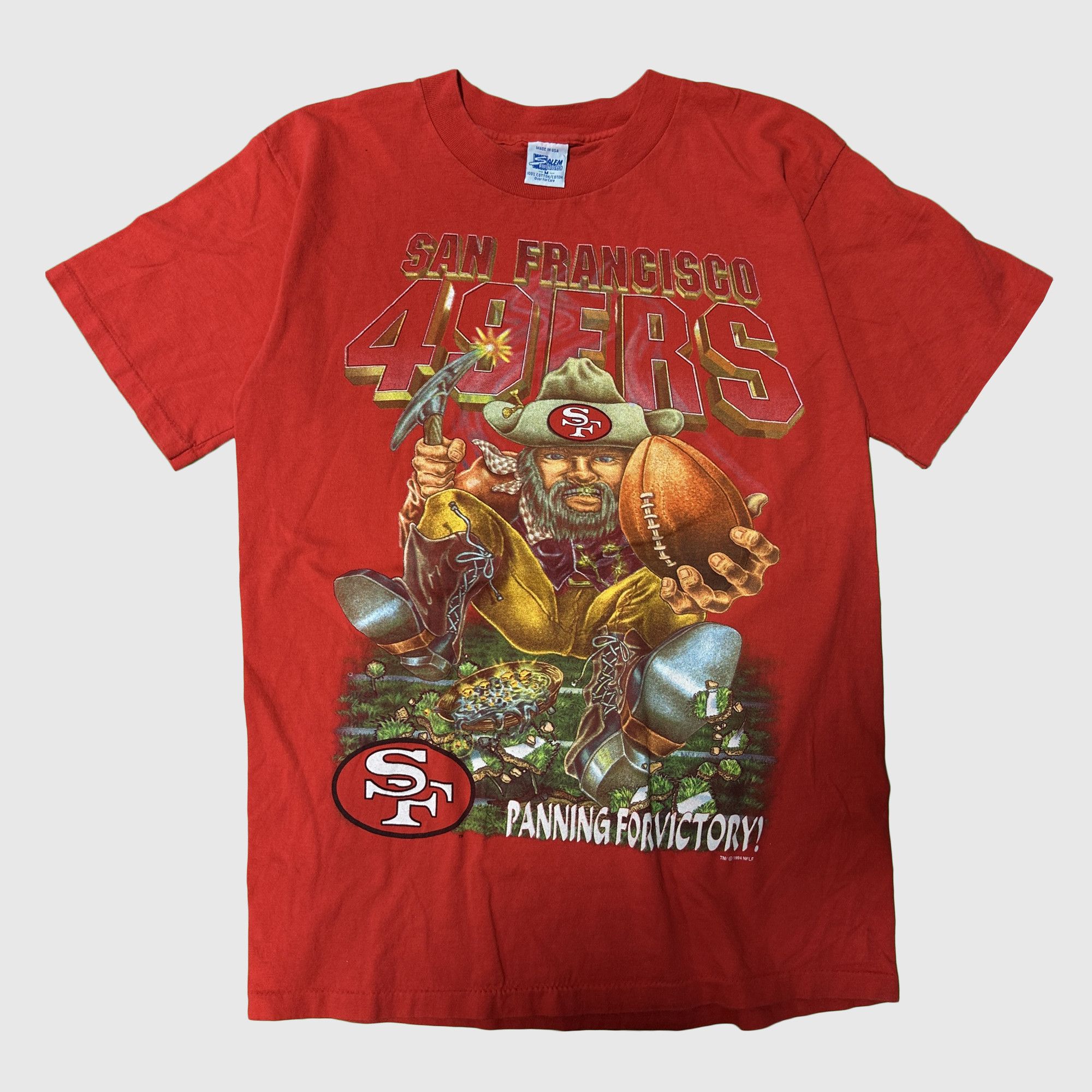 Salem Sportswear Vintage Salem San Francisco 49ers Graphic Football T-Shirt Size M Size US M / EU 48-50 / 2 - 1 Thumbnail