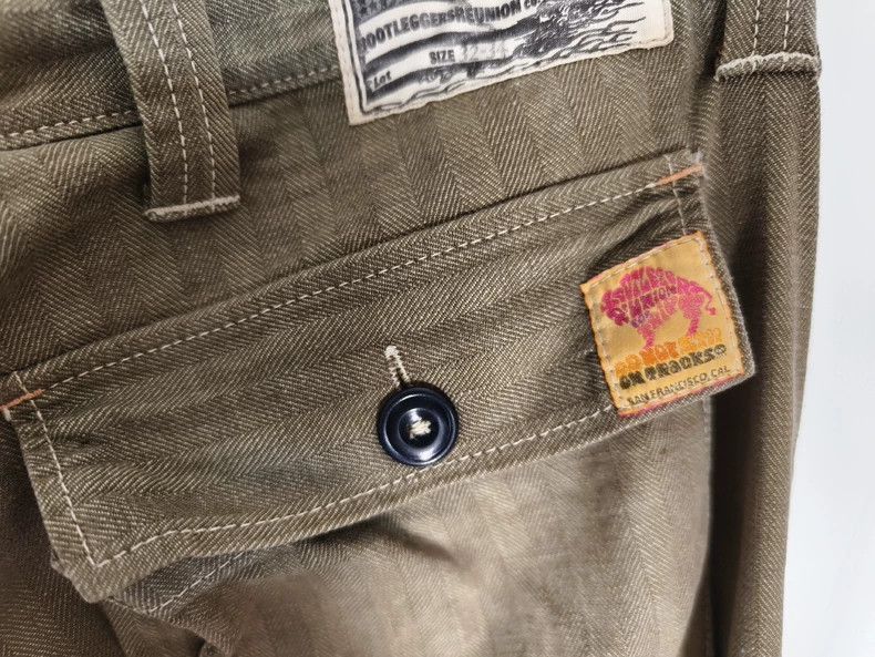 Freewheelers Freewheelers Freewheelers Herringbone trousers Size US 32 / EU 48 - 4 Thumbnail