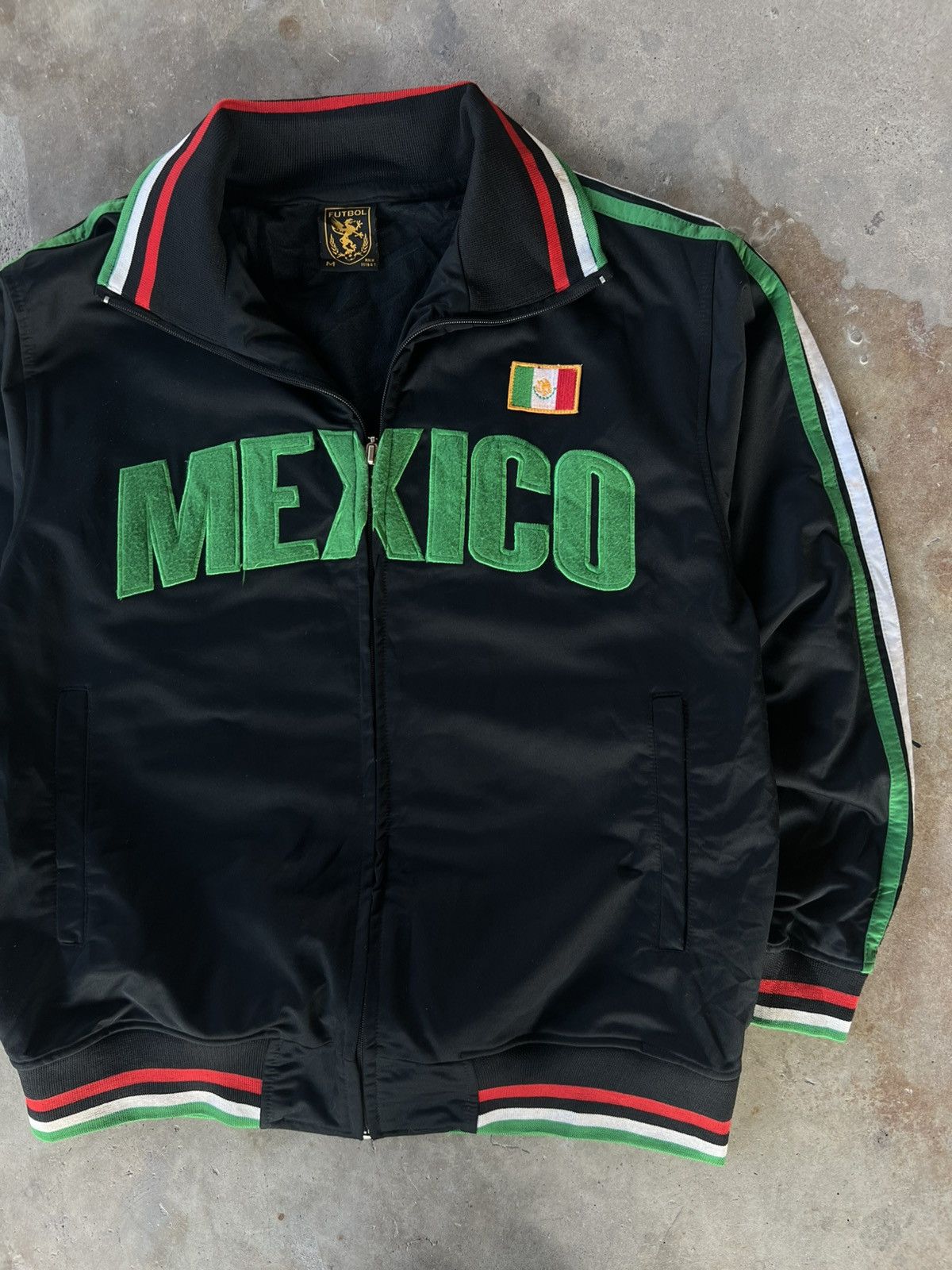 Vintage Vintage Mexico 🇲🇽 National Team Soccer Zip Up Jacket Size US M / EU 48-50 / 2 - 1 Thumbnail